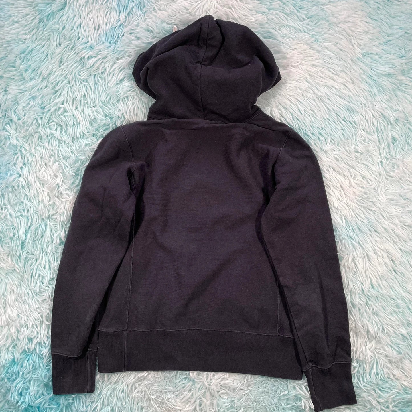 Black Champion Reverse Weave Hoodie - Medium