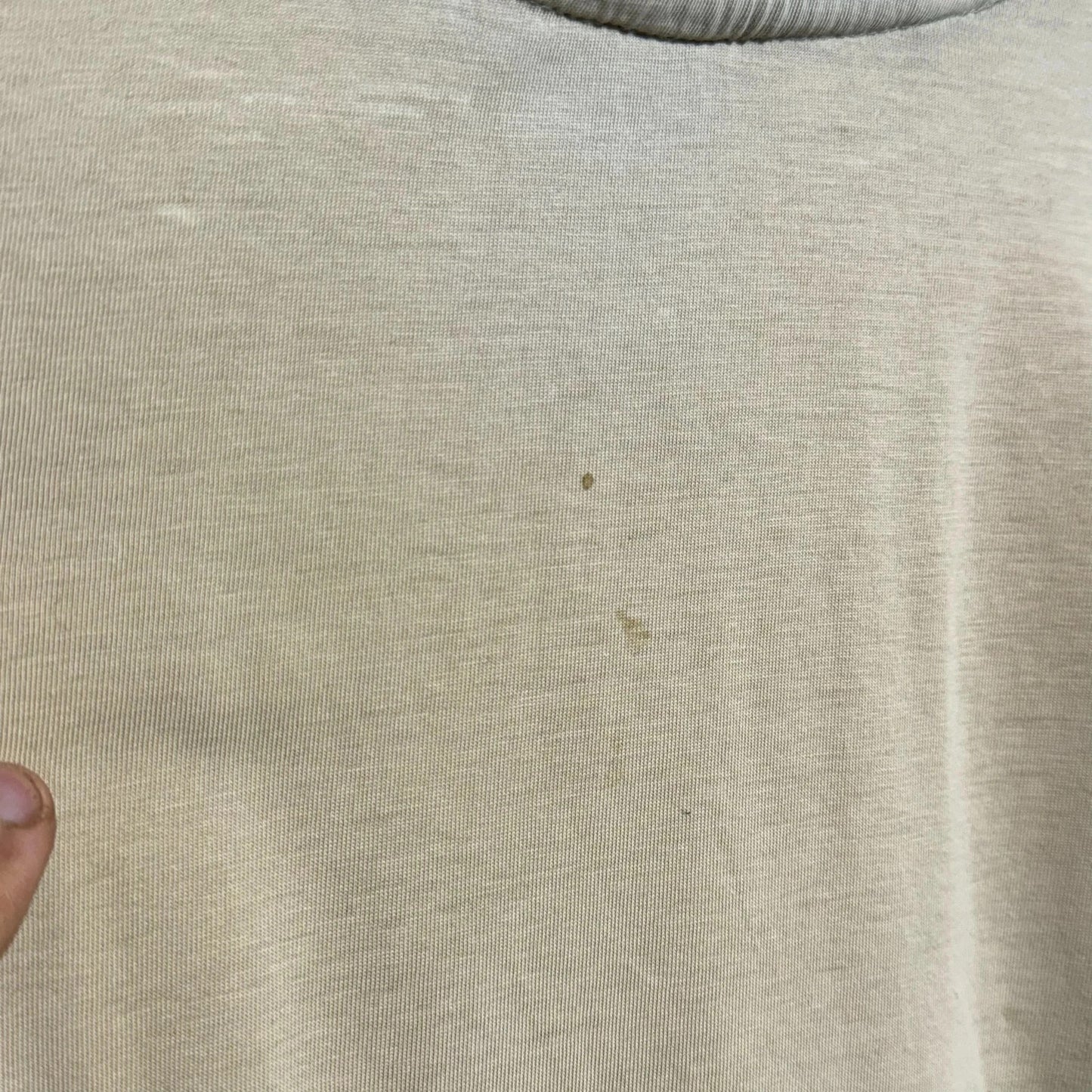 Vintage Beige Adidas T Shirt - Large