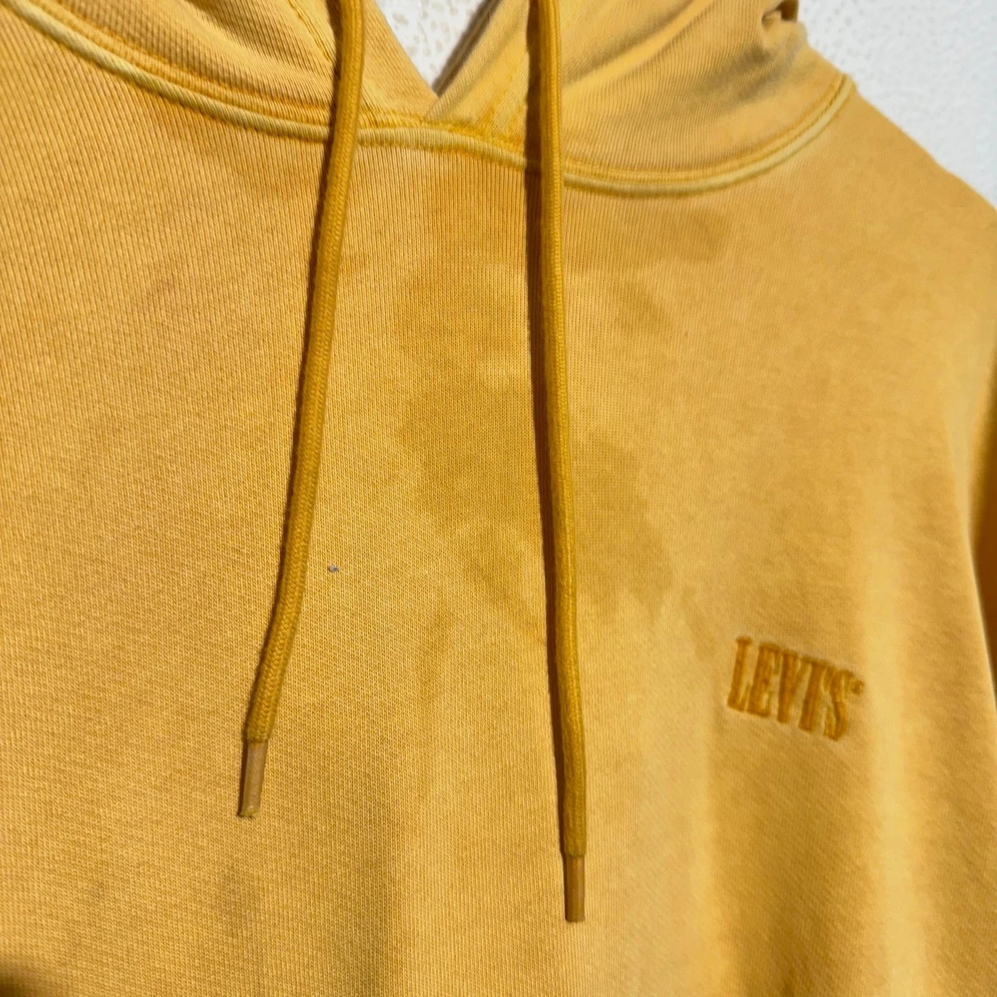Yellow Levi’s Hoodie Plain - Large