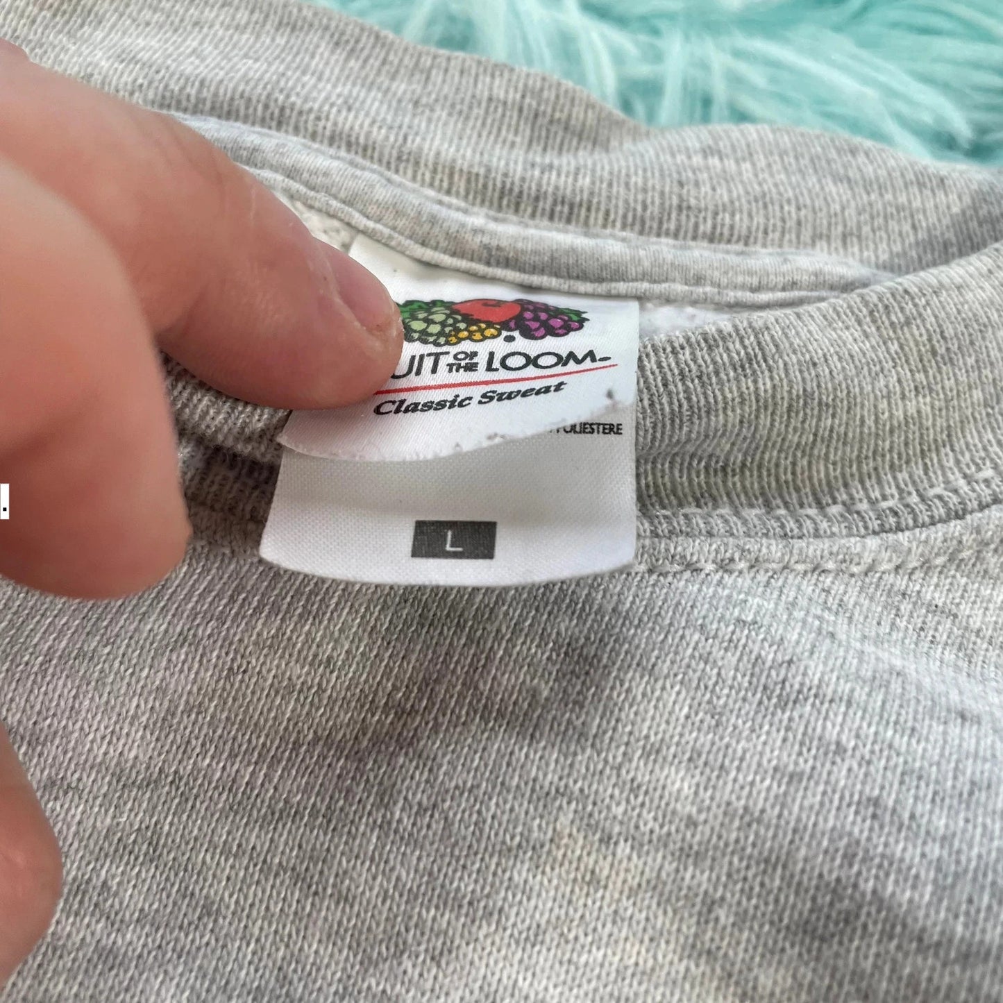 Vintage Grey Dirty Harry Graphic Sweatshirt - Large