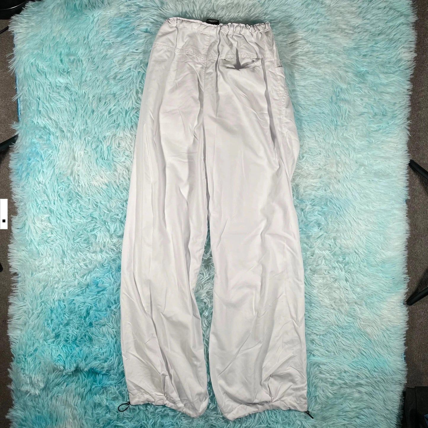 White iets frans Parachute Pants Bottoms Urban Outfitters - XS