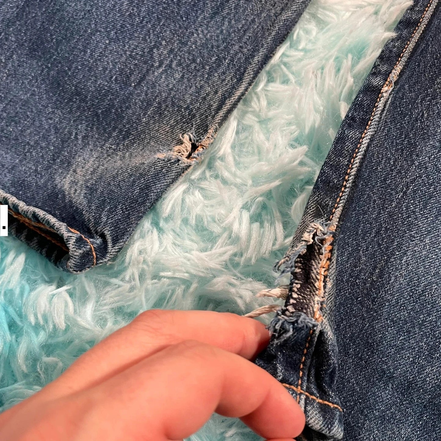 Blue Levi’s 501 Premium Jeans Straight Leg - W34 L30