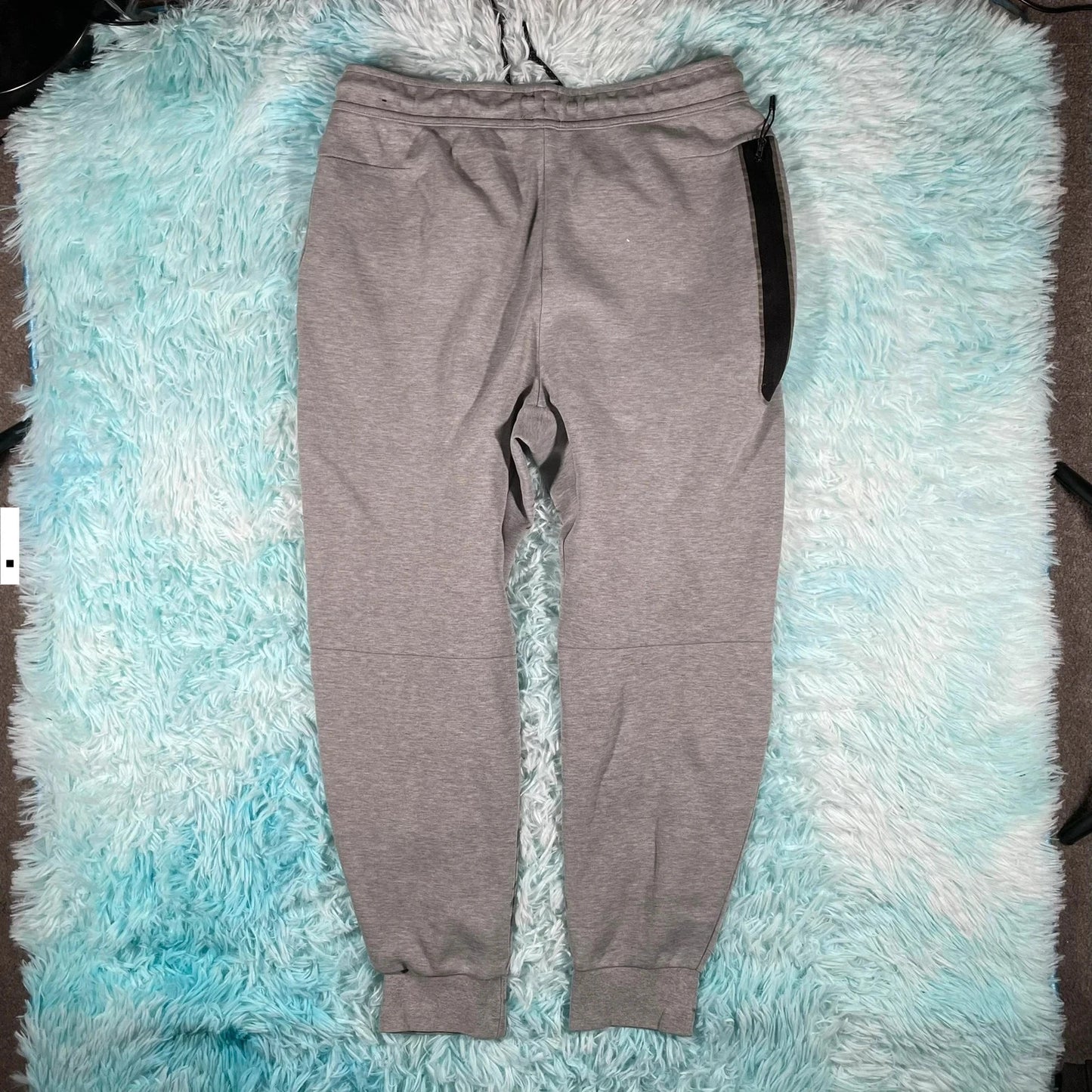 Grey Nike Tech Fleece Joggers Tracksuit Bottoms - Medium