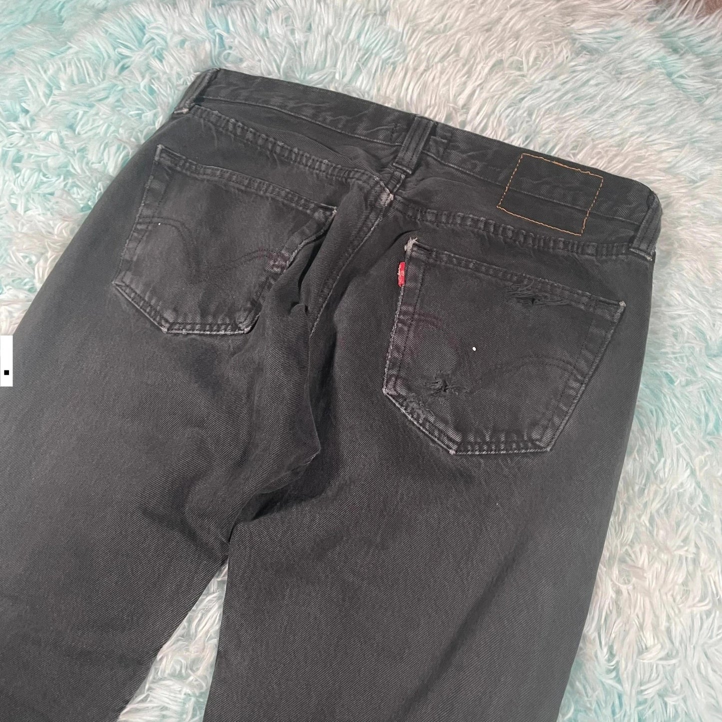 Vintage 90s Black Levi’s 501 Jeans Straight Leg - 33W 32L