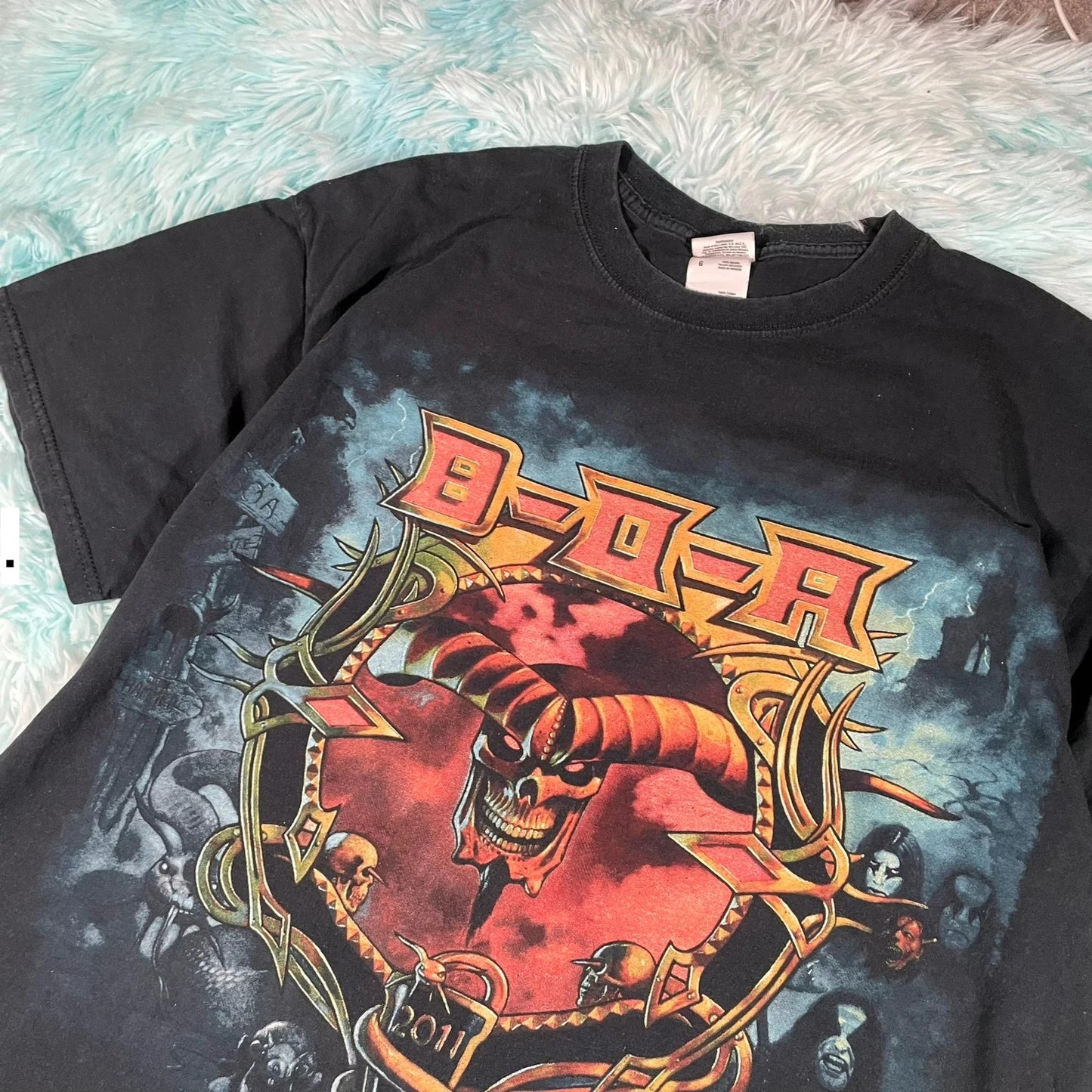 Vintage Black 2011 Bloodstock Festival T Shirt - Large