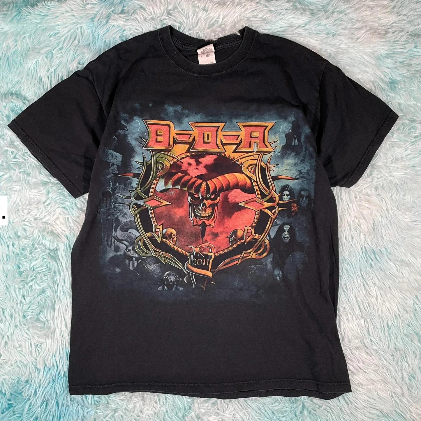 Vintage Black 2011 Bloodstock Festival T Shirt - Large