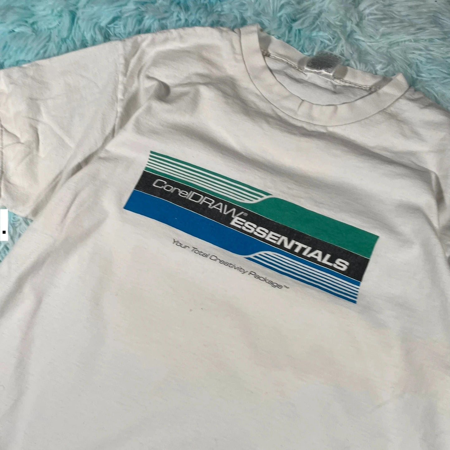 Vintage 90s CorelDRAW Essentials Tech Graphic T Shirt - Large
