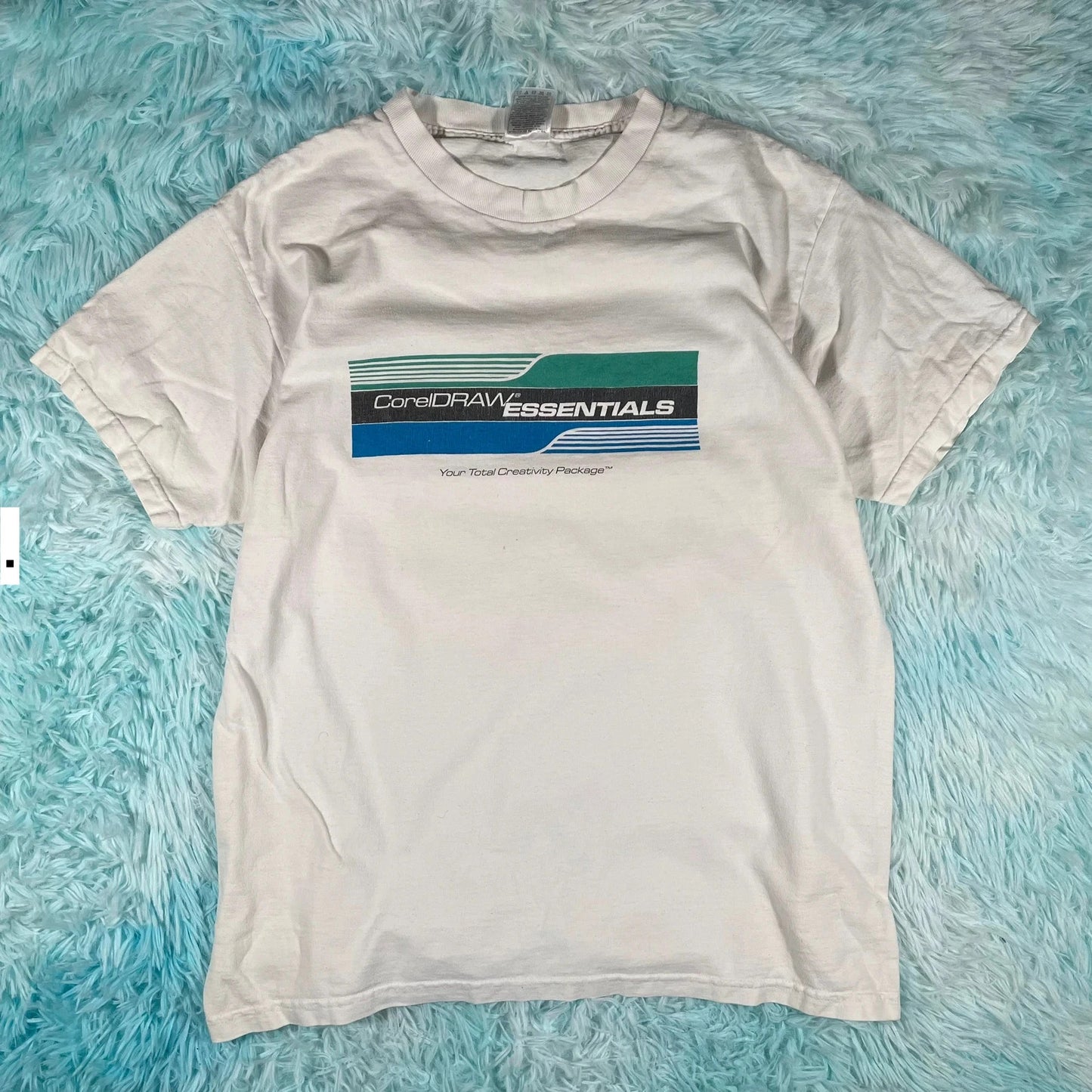 Vintage 90s CorelDRAW Essentials Tech Graphic T Shirt - Large