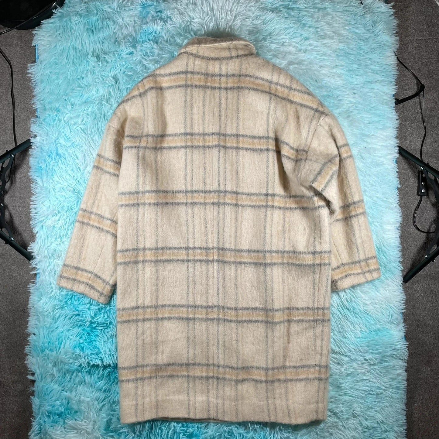 Cream Levi’s Wool Overcoat - Small