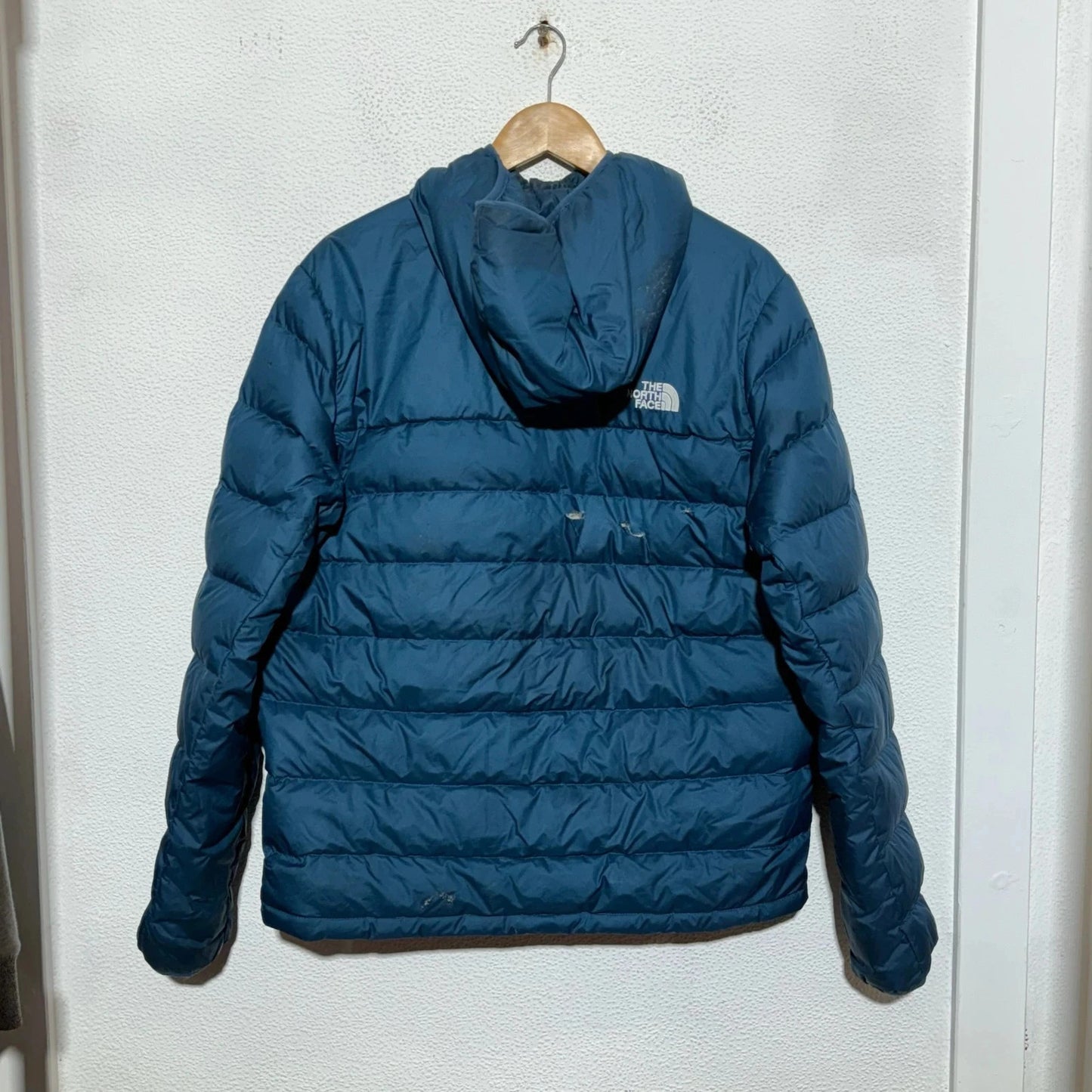 Blue The North Face Puffer Jacket - Large