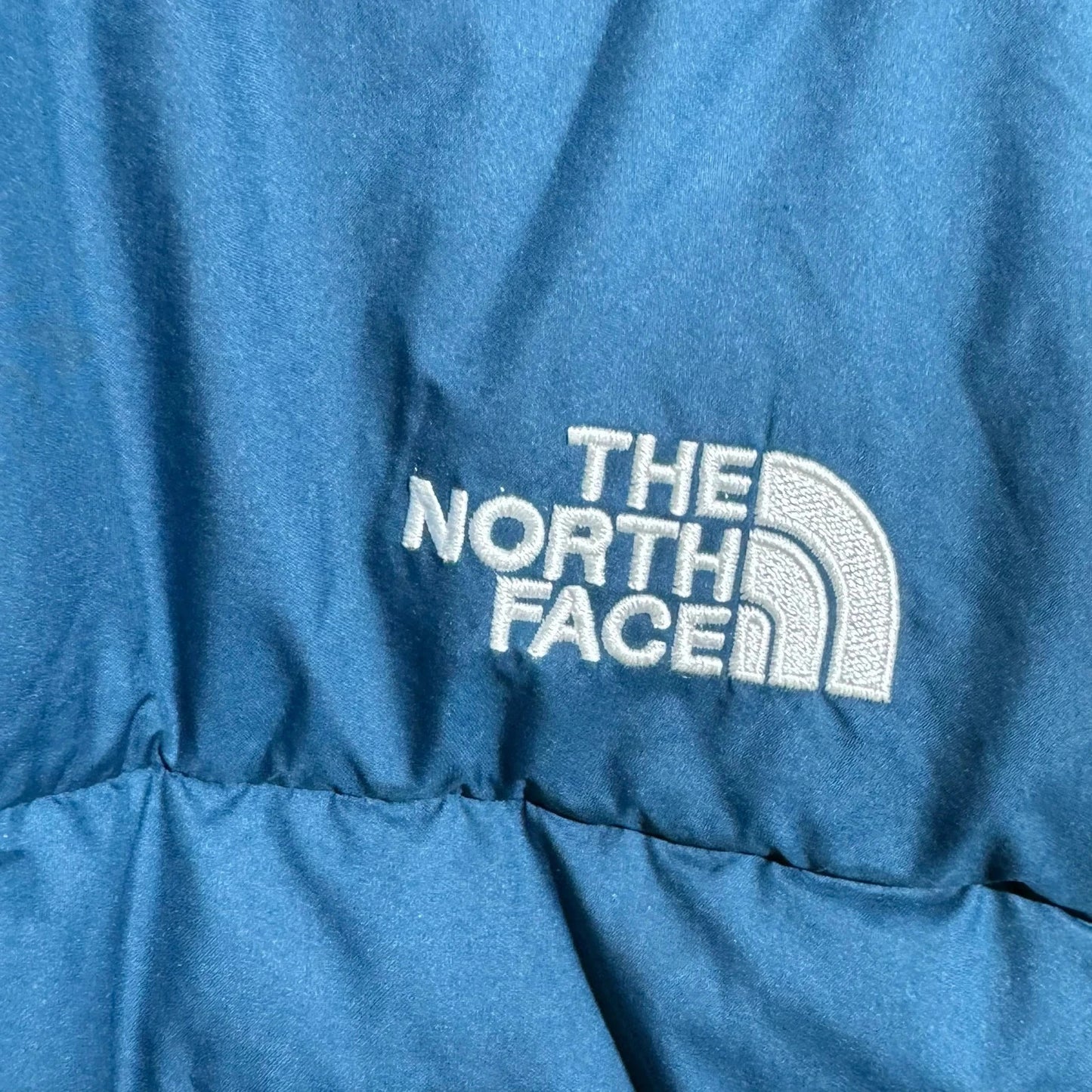 Blue The North Face Puffer Jacket - Large