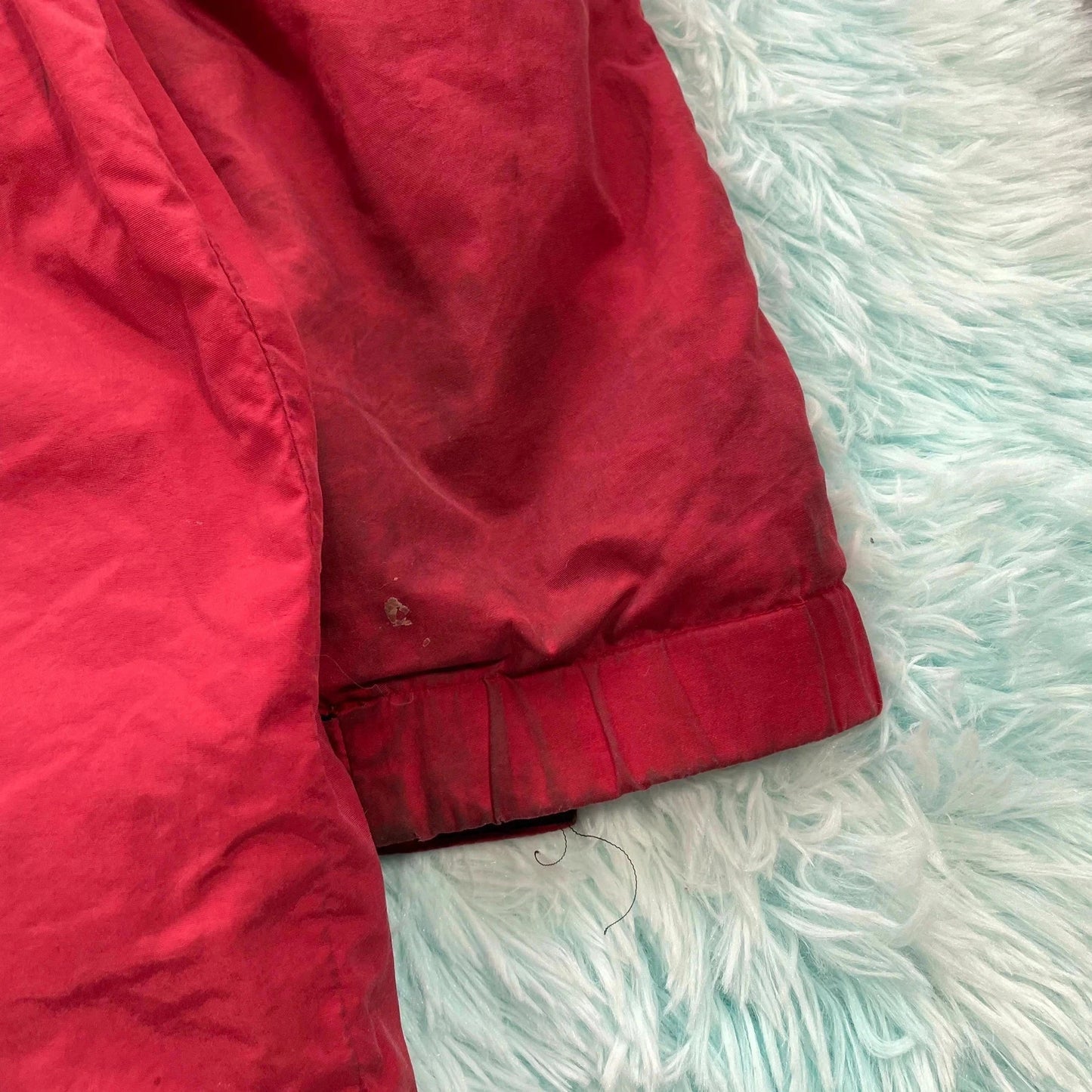 Vintage 90s Red The Face Fleece Lined Jacket - XL