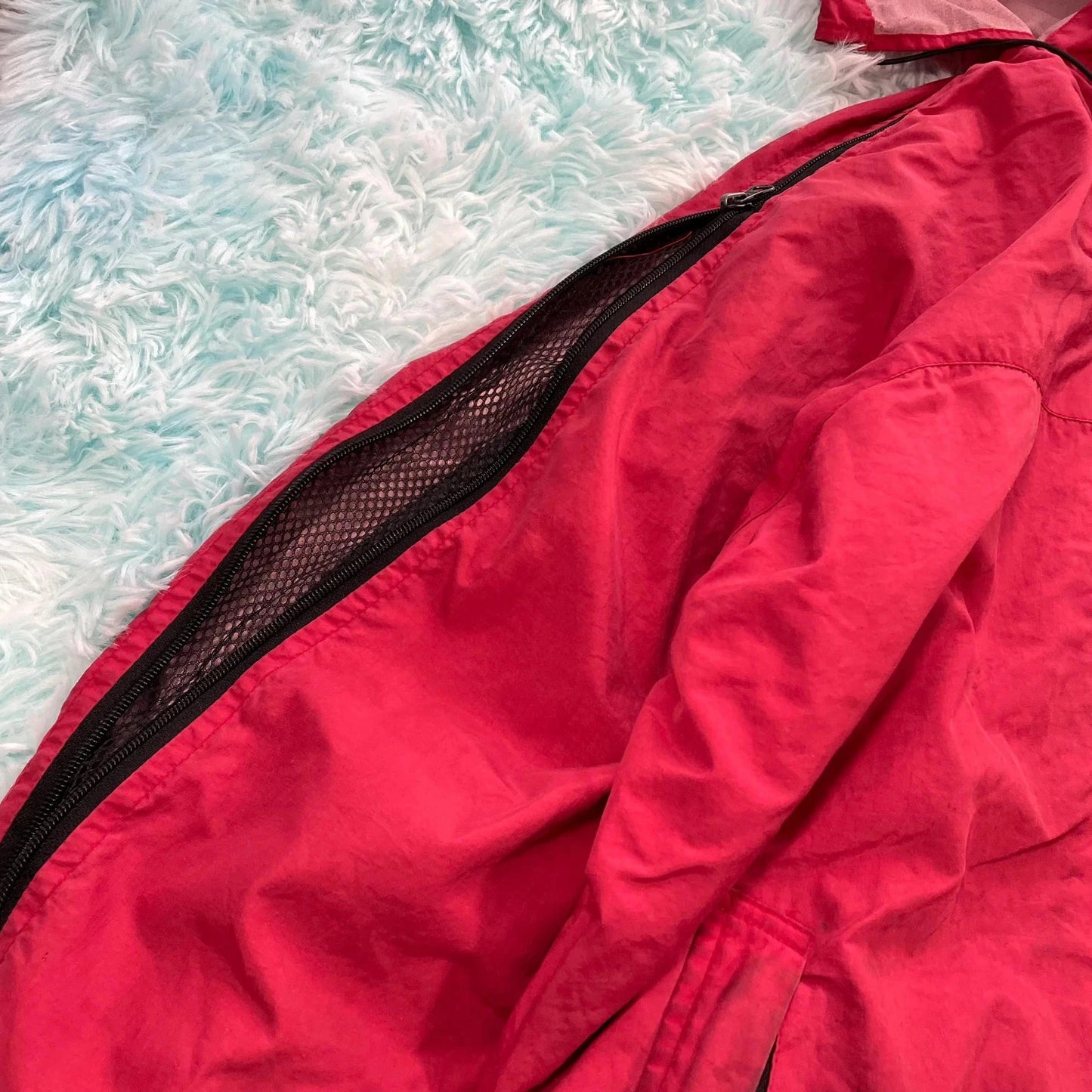 Vintage 90s Red The Face Fleece Lined Jacket - XL