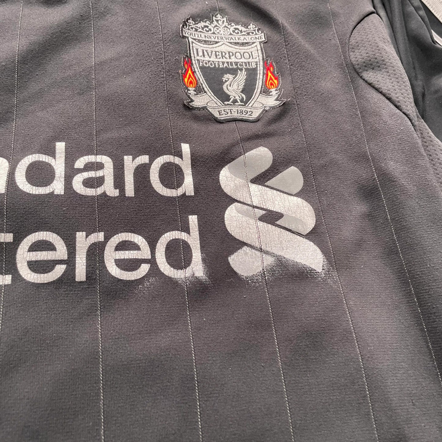 2011-12 Liverpool Shirt Away Kit Adidas Lucas - Medium