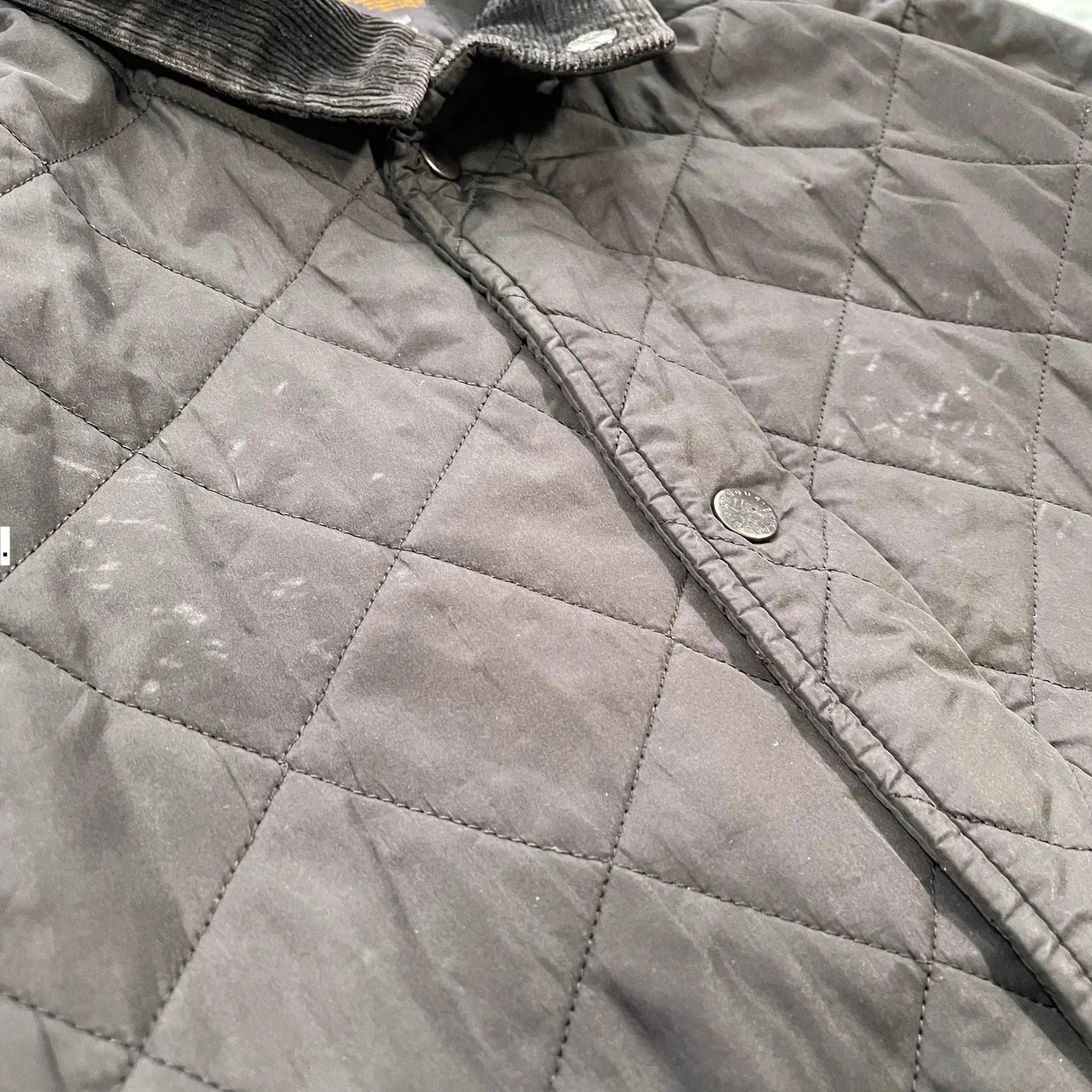 Black Barbour Quilted Jacket - Medium