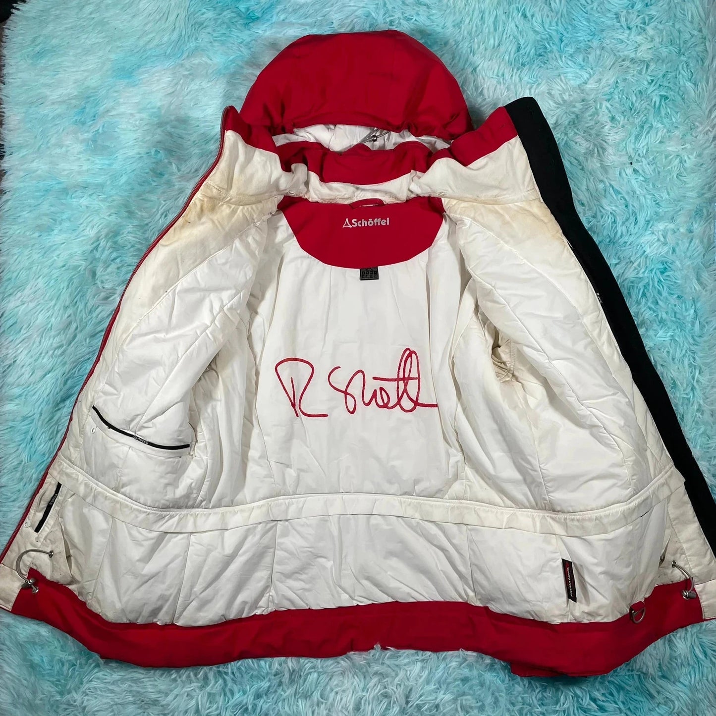 Red Schöffel Ski Coat Jacket - Size 16
