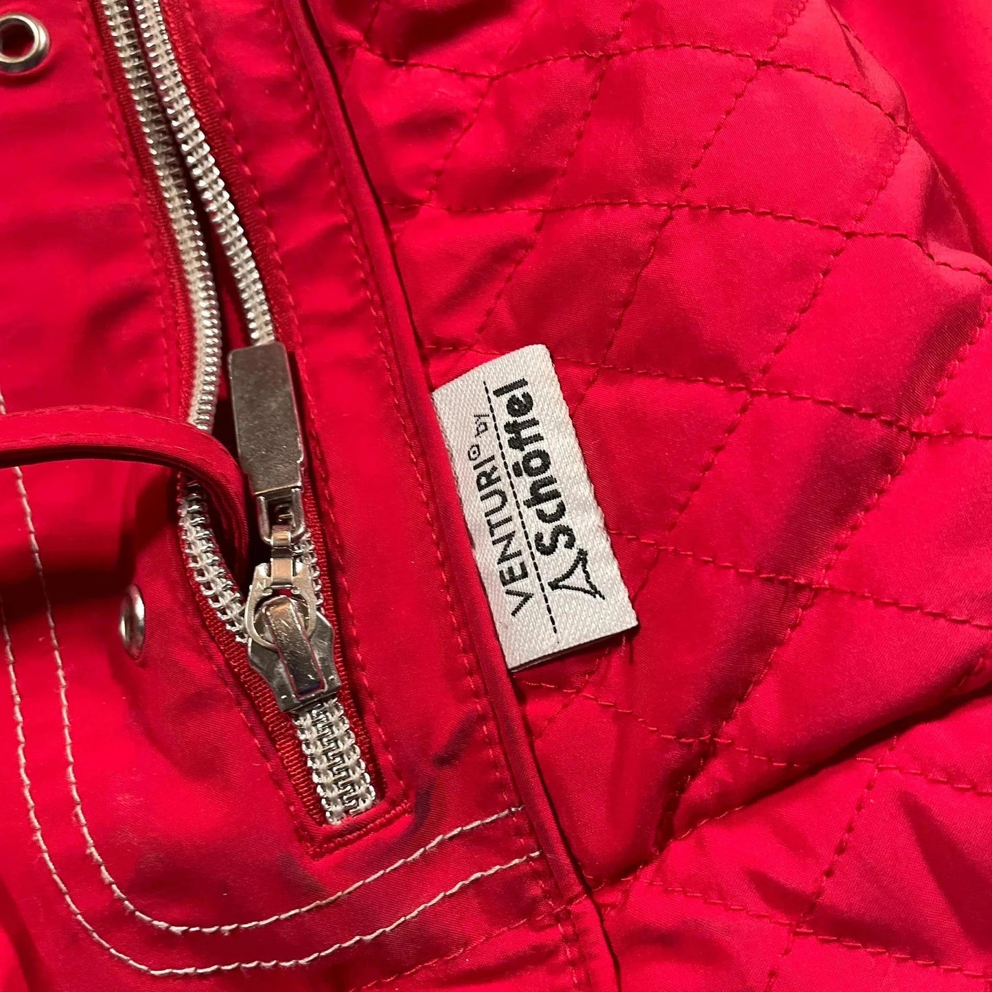 Red Schöffel Ski Coat Jacket - Size 16