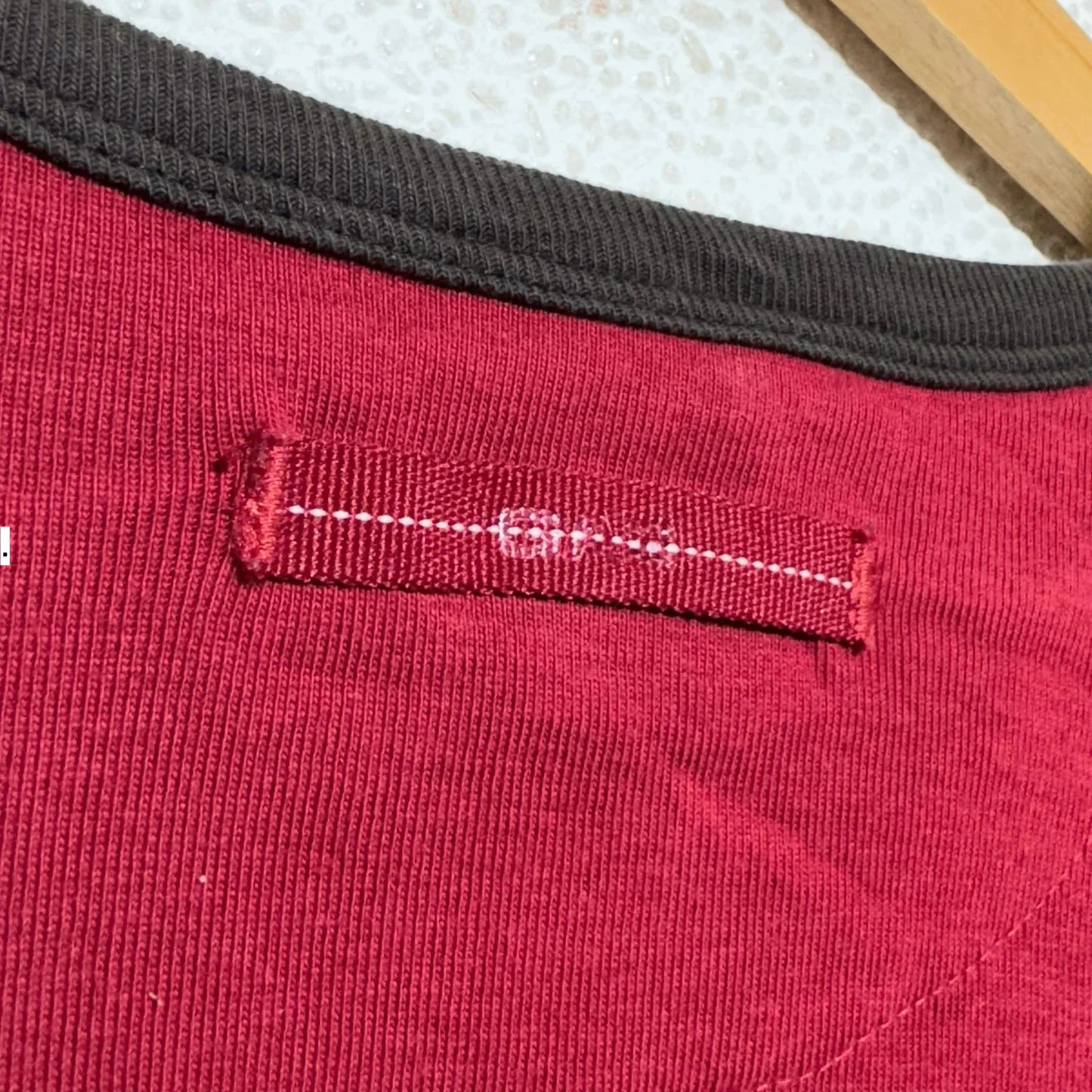 Vintage 00s Red Gas Jeans T Shirt - Large