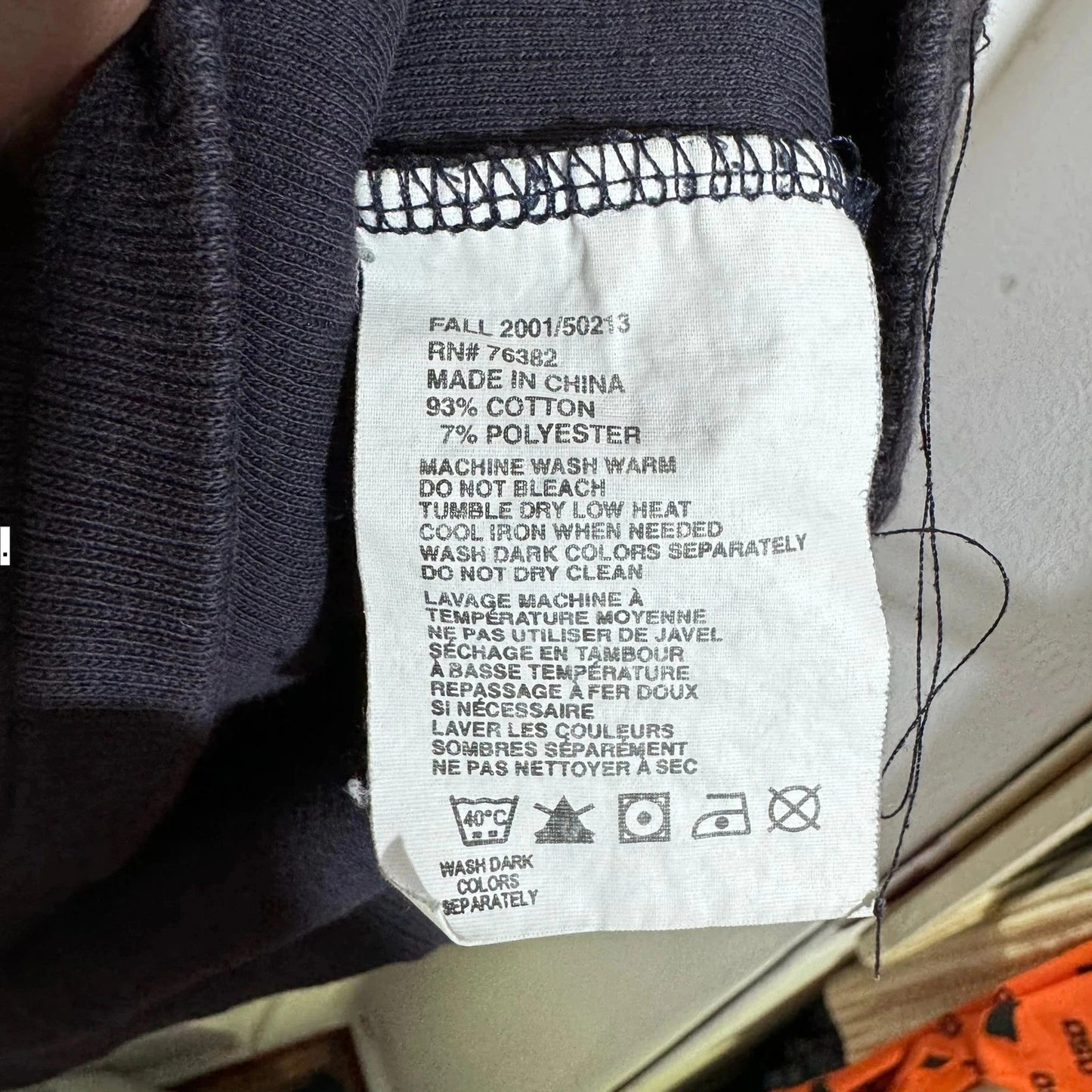 Vintage 00s Navy Timberland 1/4 Zip Sweatshirt - Large