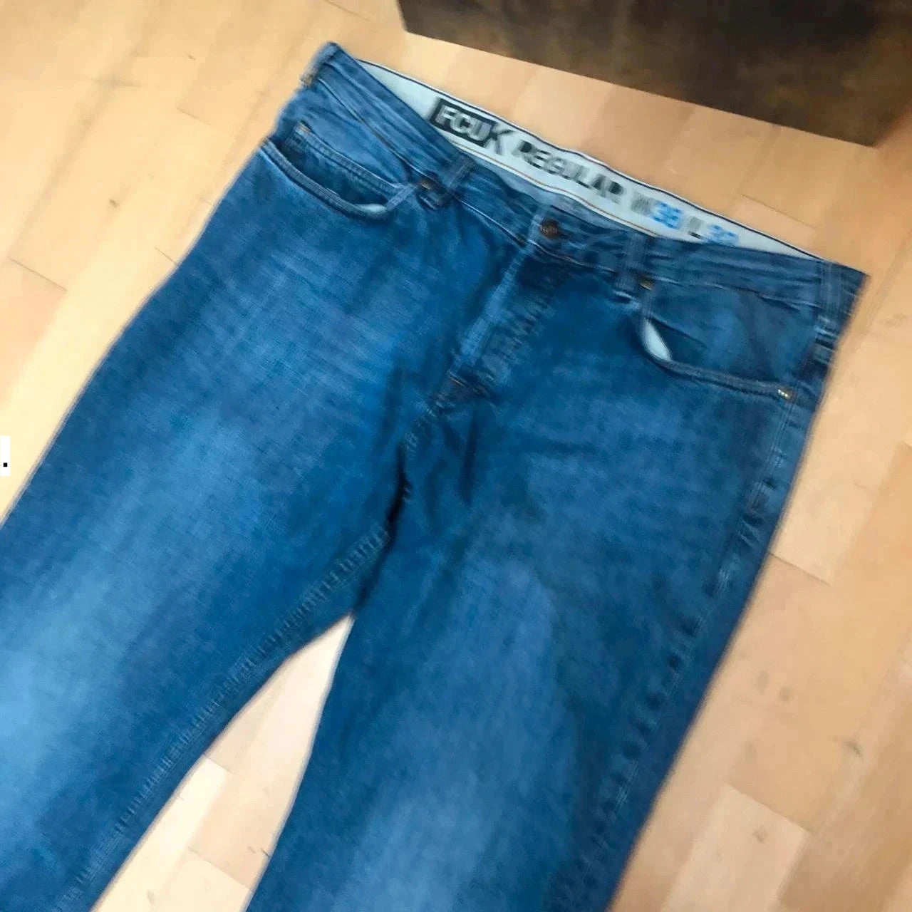 Blue French Connection Loose Jeans - 38W 32L