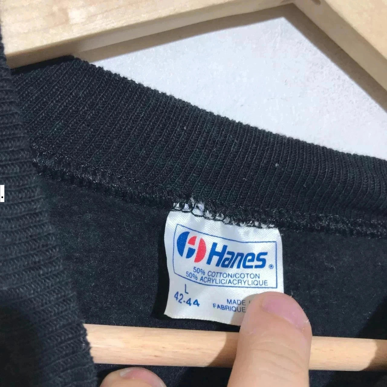 Deadstock Vintage 90s Black Shining Through Movie Graphic Sweatshirt - Large