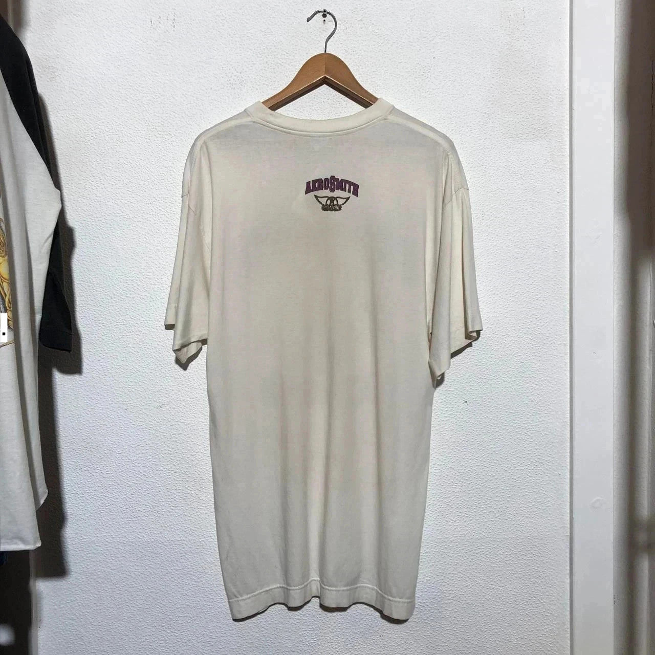 Vintage White Aerosmith Band T Shirt 1997 Get a Grip - XL