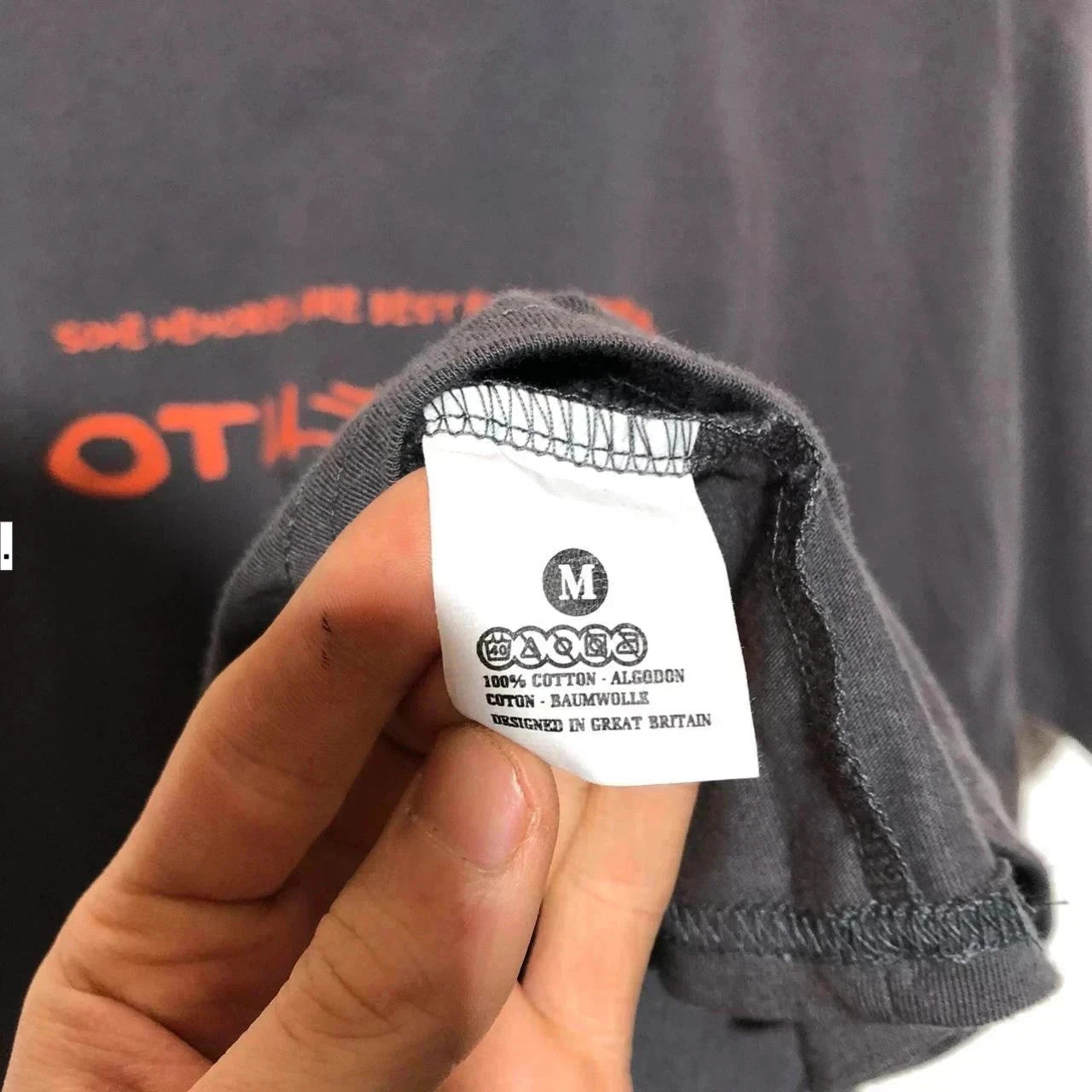 Vintage Momento Movie Promo T Shirt Dark Grey - Medium