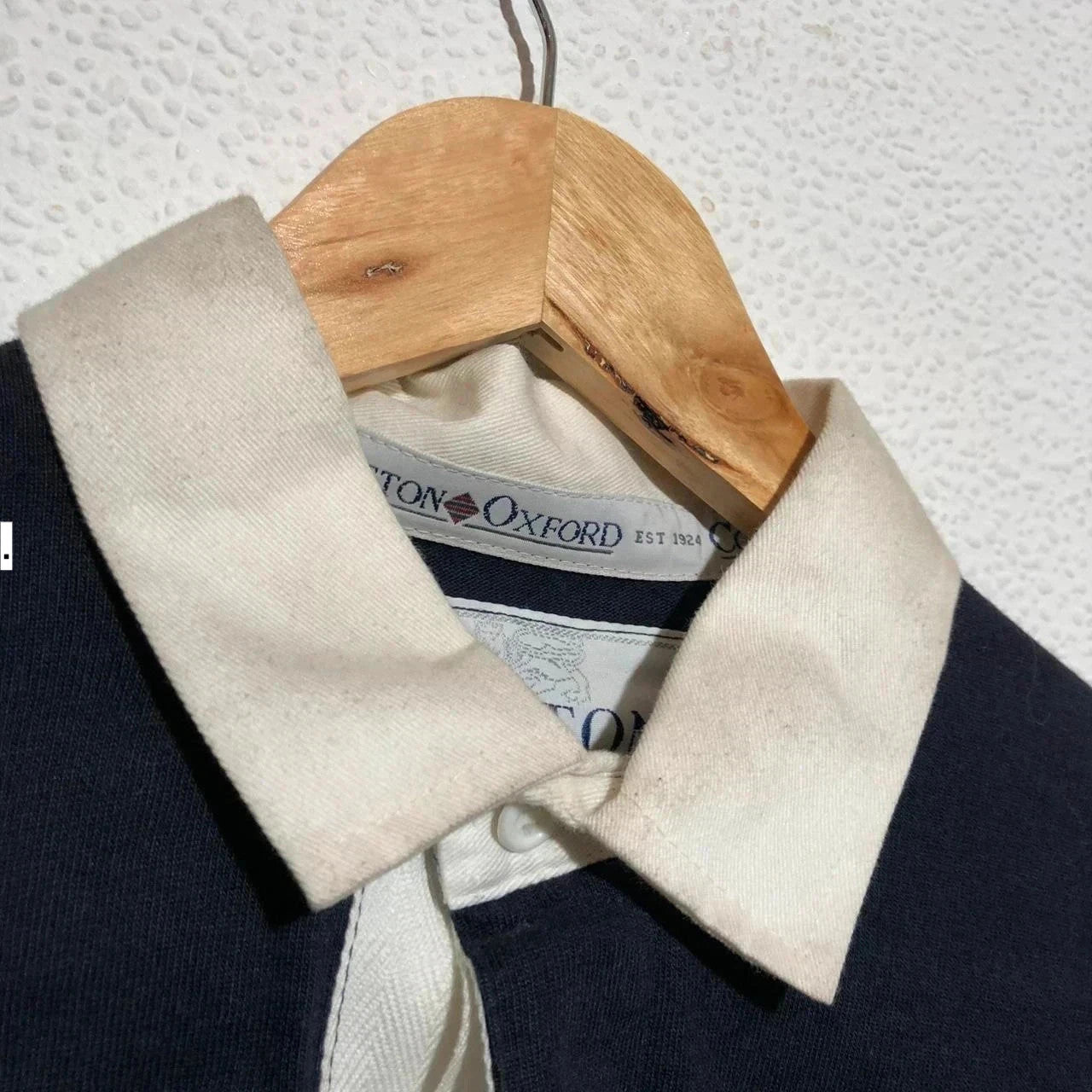 Deadstock Vintage 90s Scotland Rugby Shirt Cotton Oxford - Small