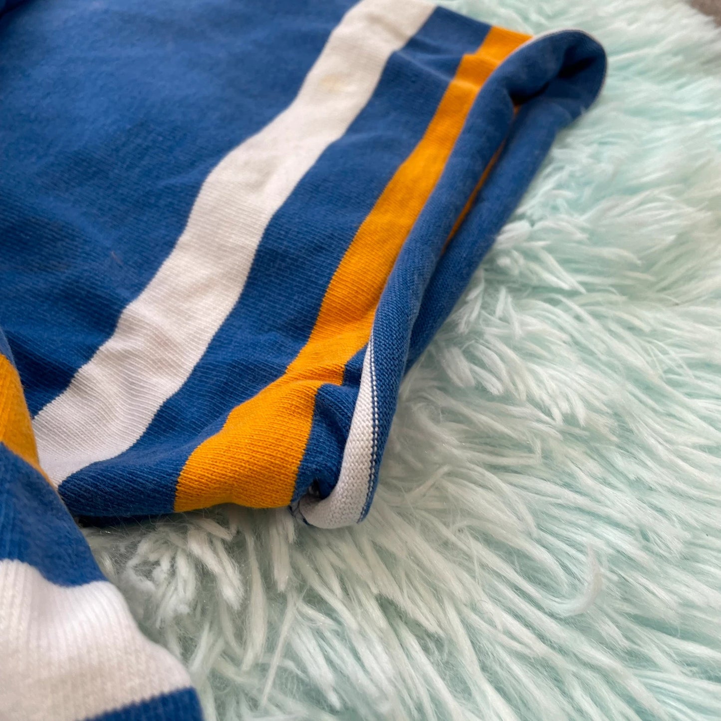 Vintage 90s Blue Worthschool Rugby Shirt - XL