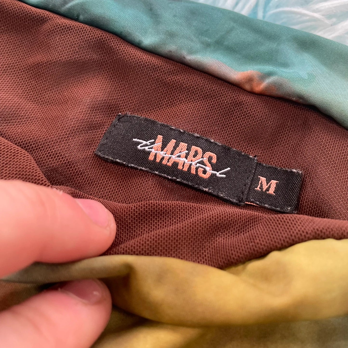 Multicoloured Mars the Label Tube Top Y2K - Medium