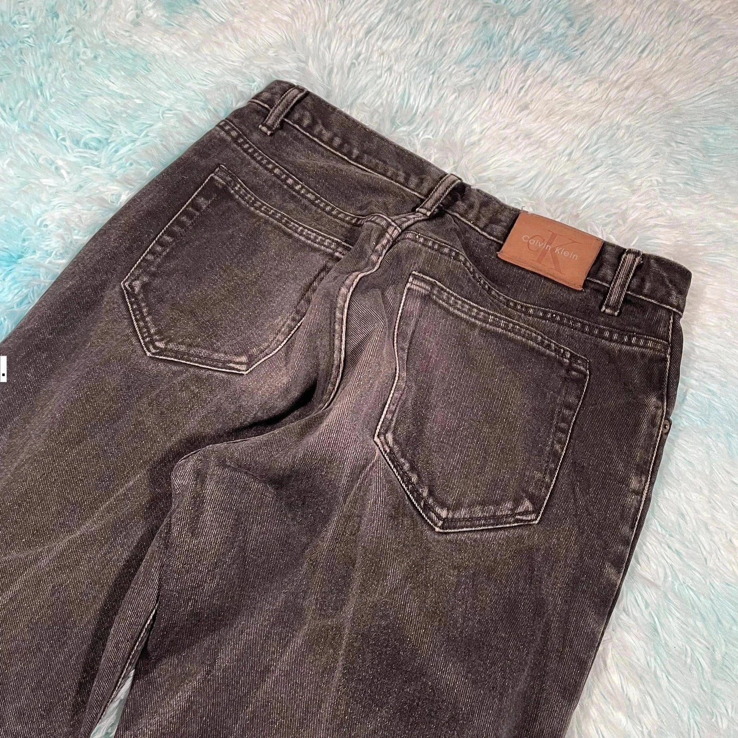 Vintage 90s Black Calvin Klein Jeans Straight Leg - 33W