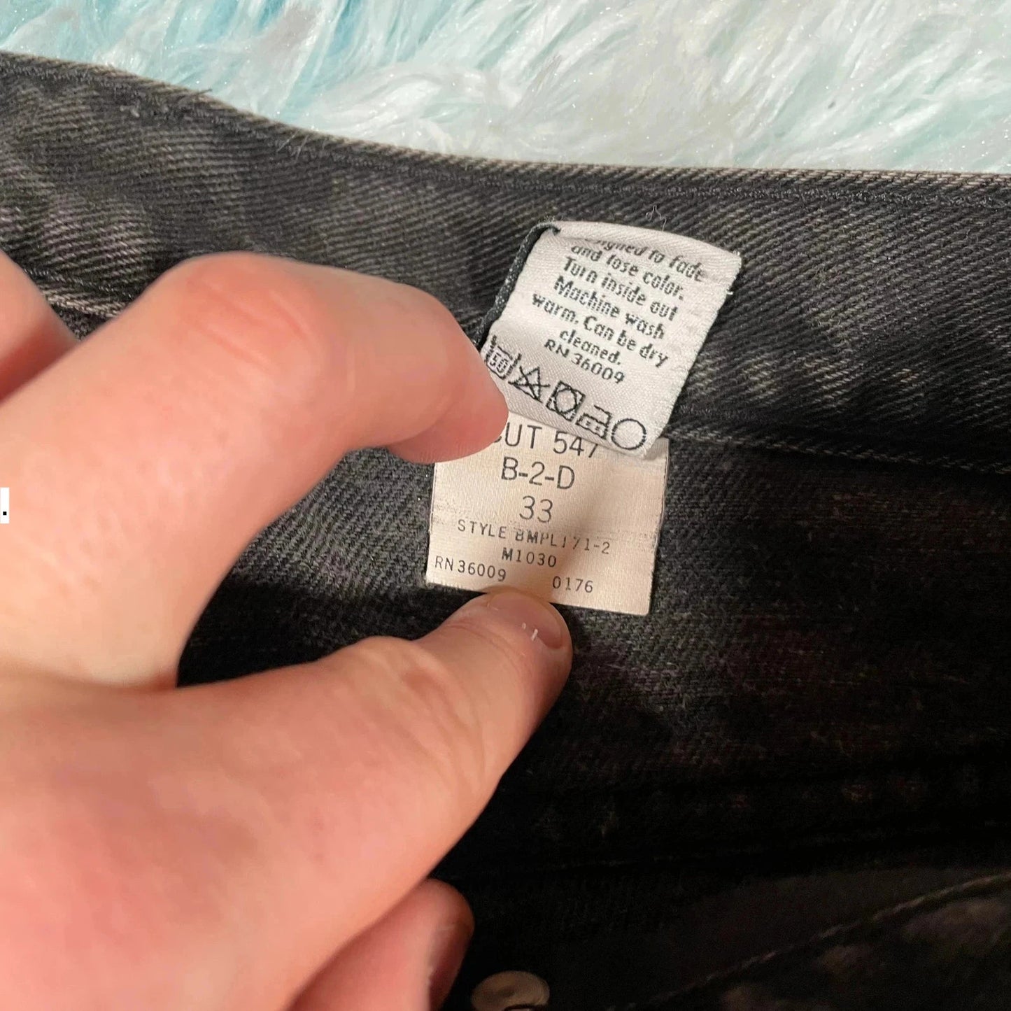 Vintage 90s Black Calvin Klein Jeans Straight Leg - 33W