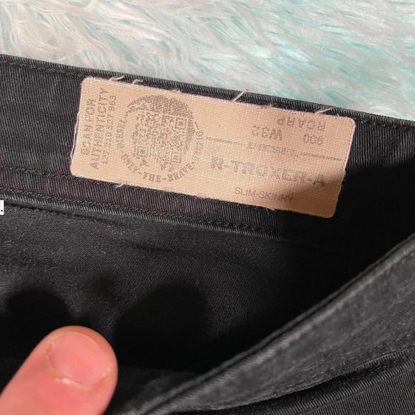 Black Diesel Jeans Skinny Fit R-Troxer-A - 32W