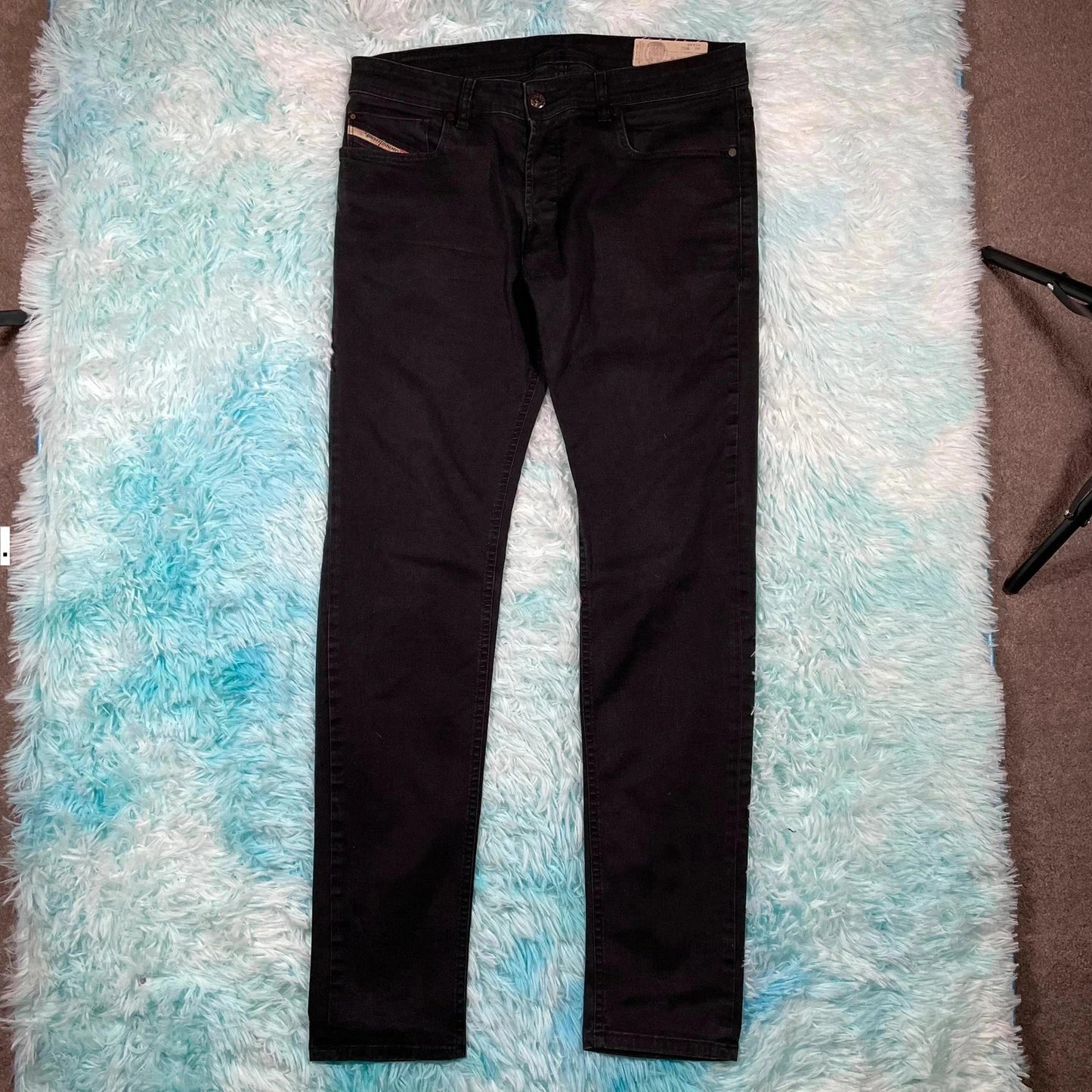 Black Diesel Jeans Skinny Fit R-Troxer-A - 32W