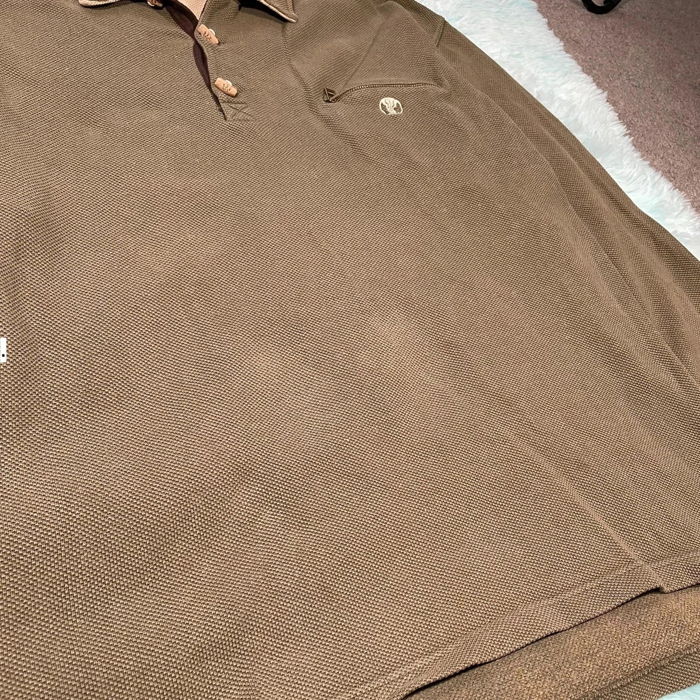 Vintage 00s Brown Fat Face 1/4 Zip Sweatshirt - Large