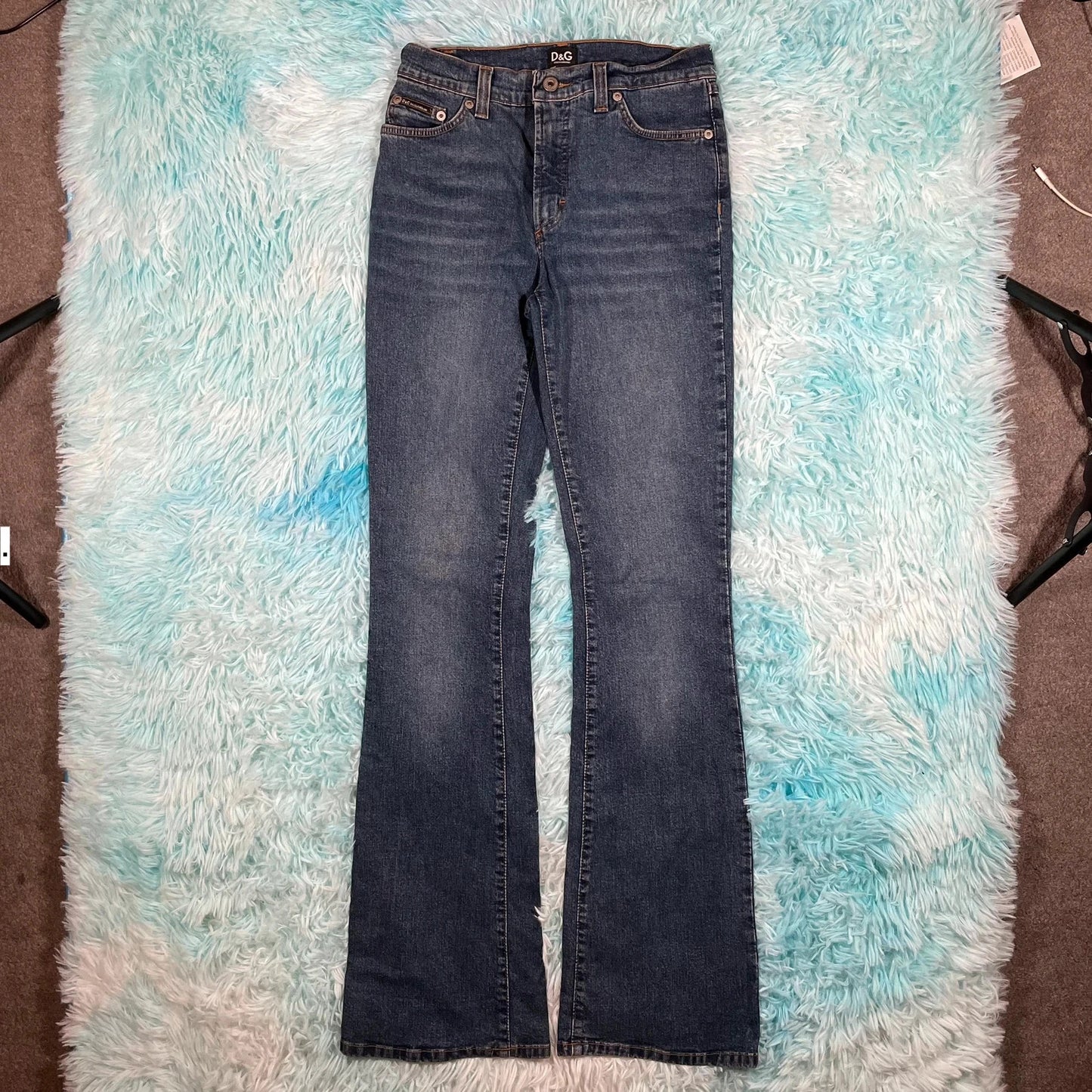 Vintage 00s Dolce & Gabbana Bootcut Jeans D&G - 26W 30L