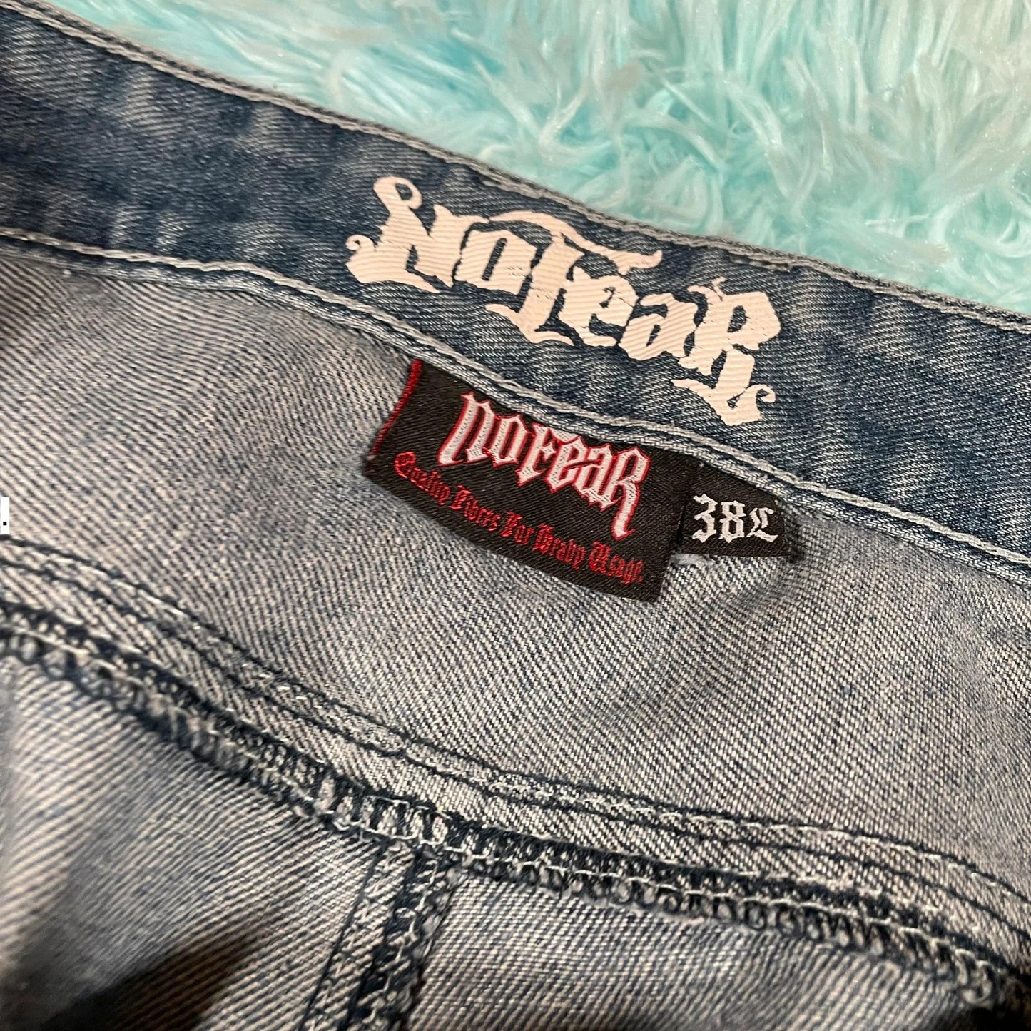 Vintage No Fear Cargo Skate Jeans - 38W 32L