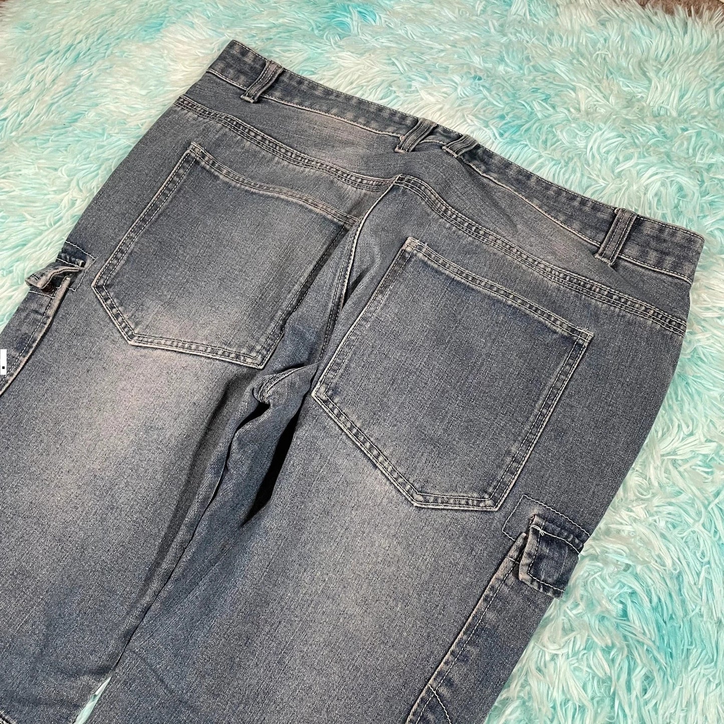 Vintage No Fear Cargo Skate Jeans - 38W 32L