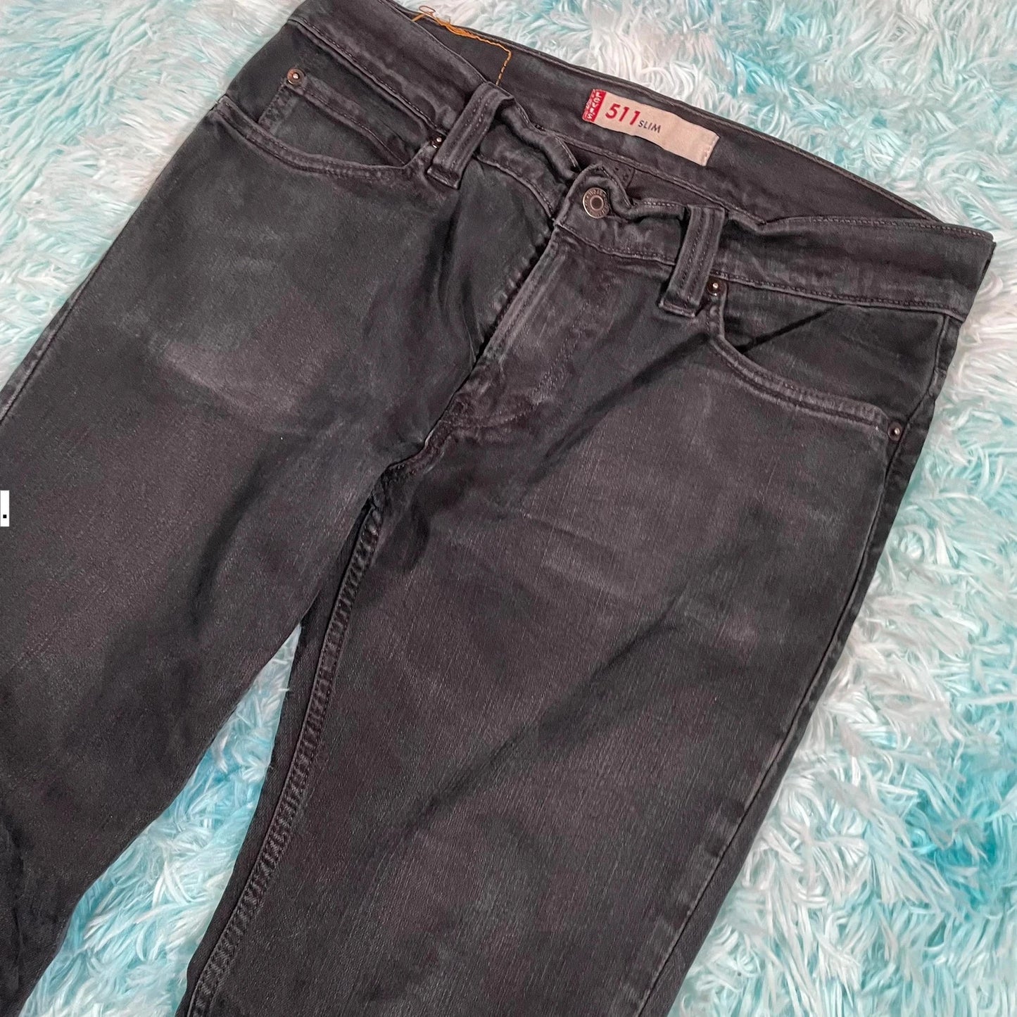 Vintage Black Levi’s 511 Jeans Slim Straight - 34W 32L