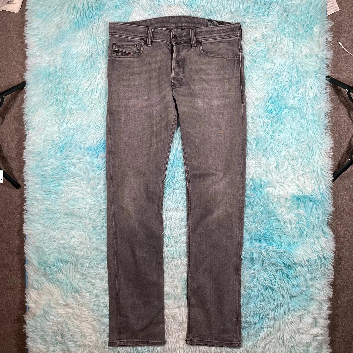 Grey Diesel Safado Jeans Slim Fit - 31W 32L