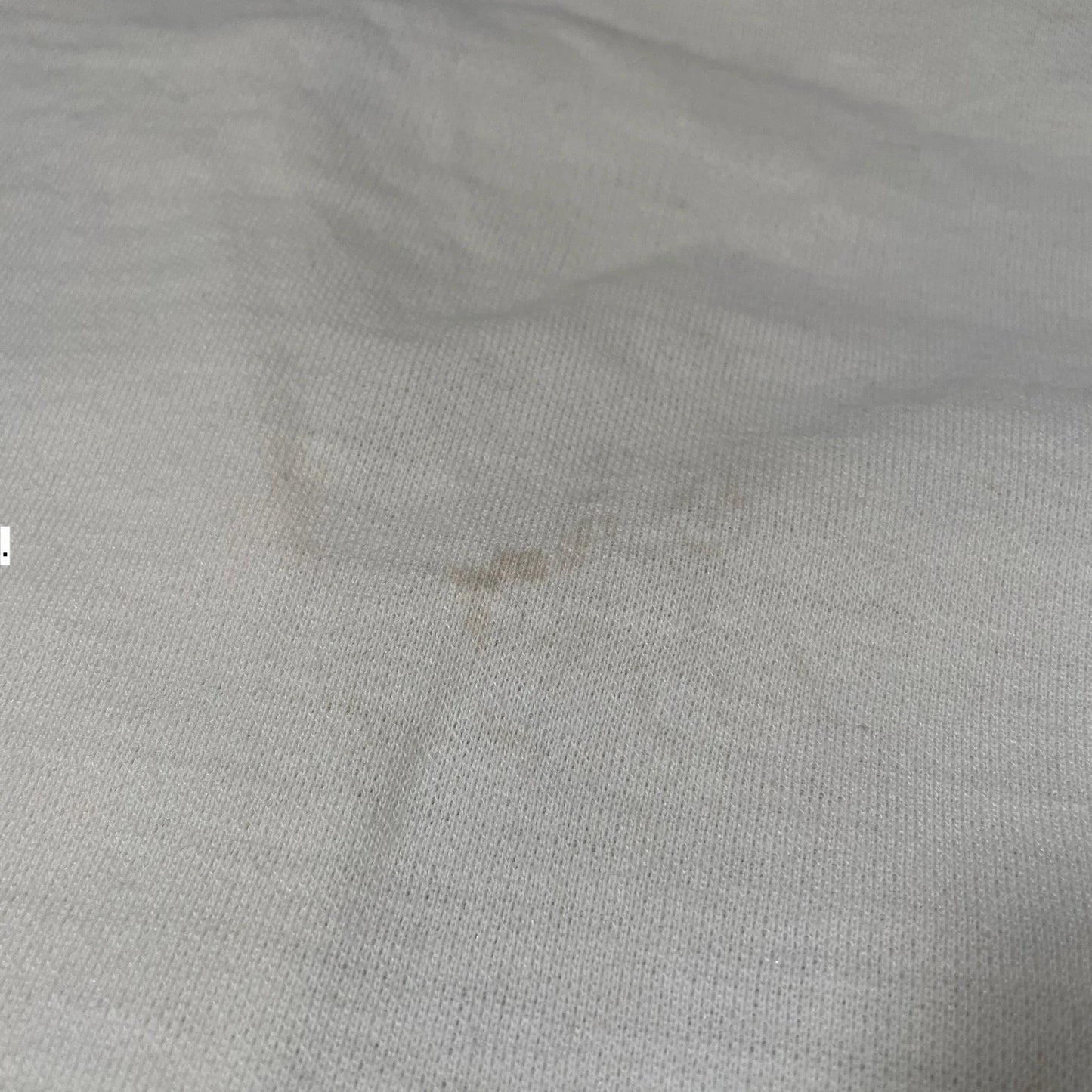 Vintage 80s White Striped Shirt - Medium