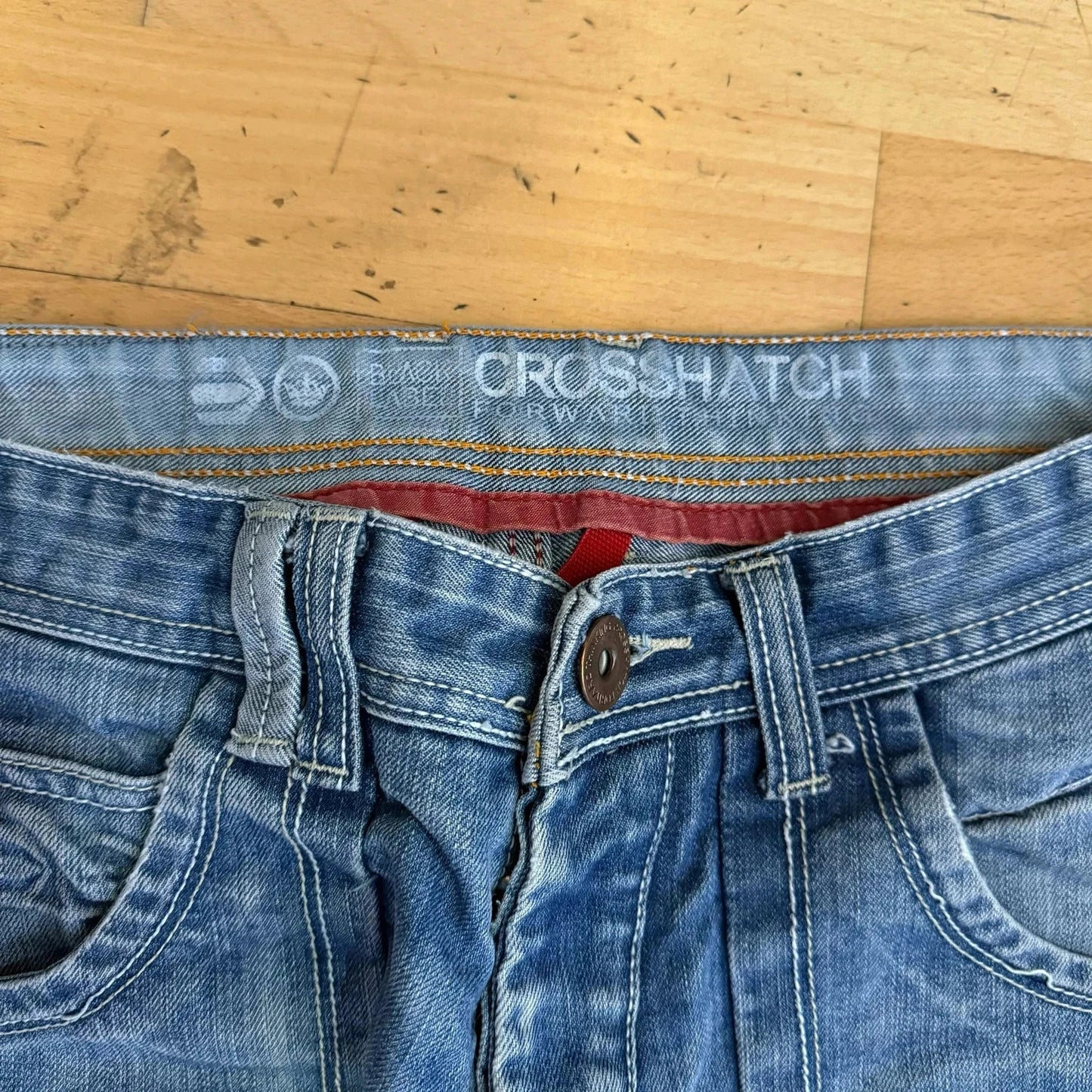 Vintage Y2K Crosshatch Jeans Skater - 30W 30L