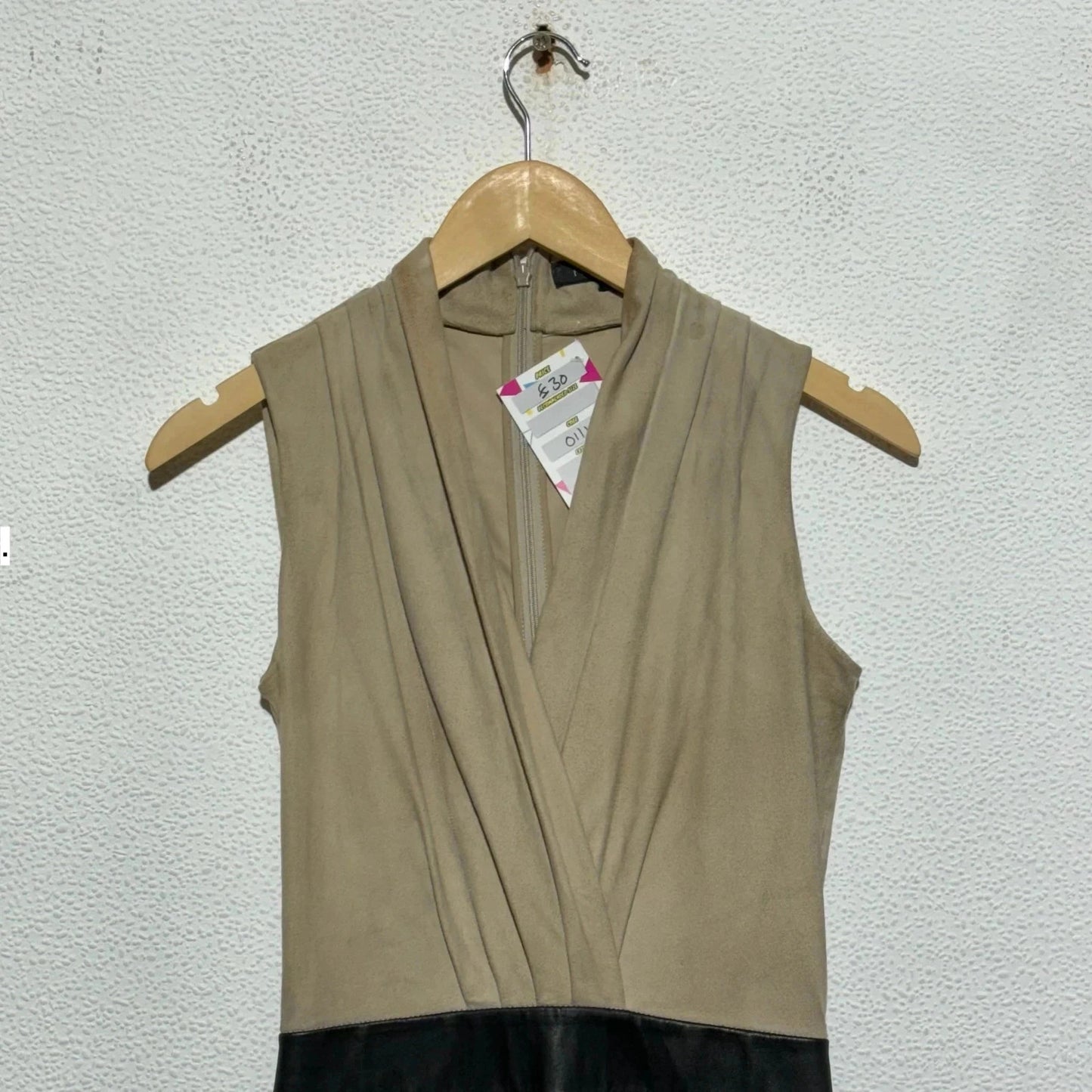 Suede Reiss Leather Dress Suede - Size 8