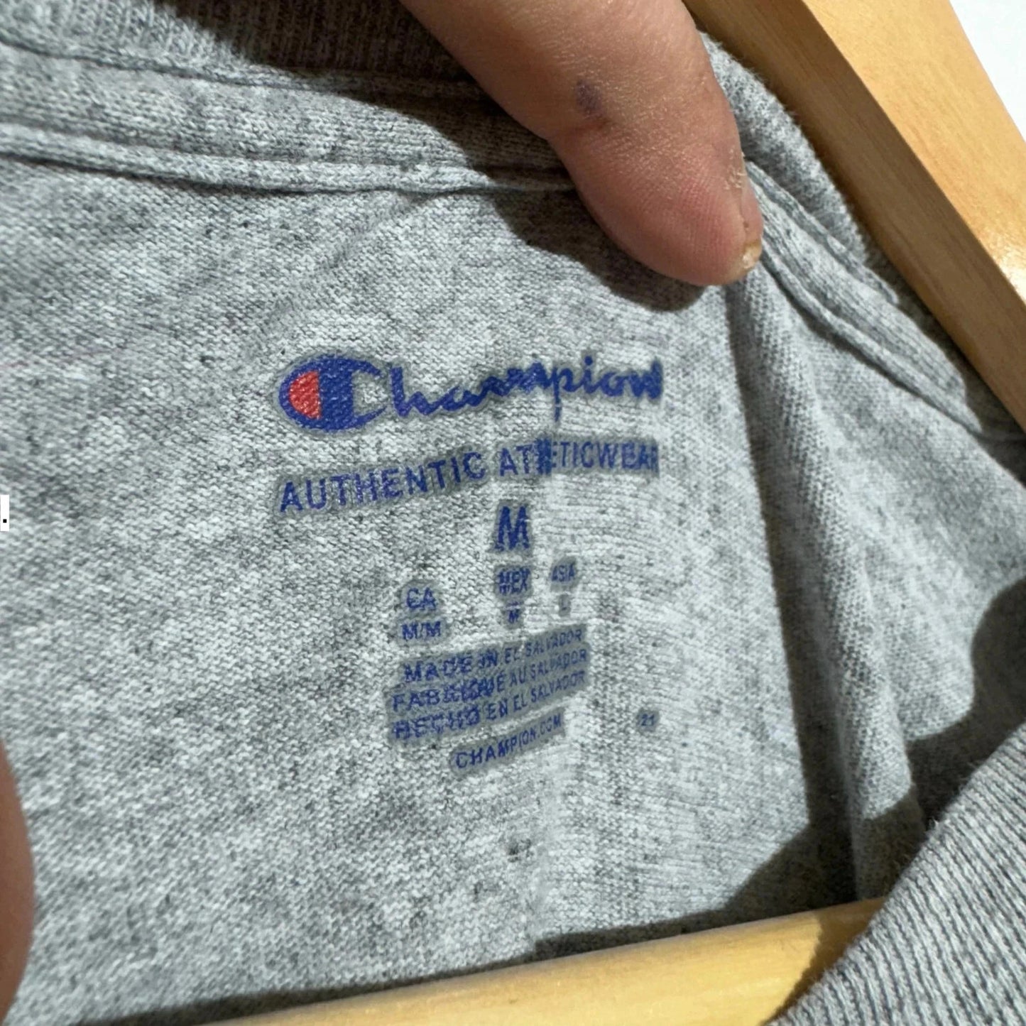 Grey Champion T Shirt Berkeley University Print - Medium