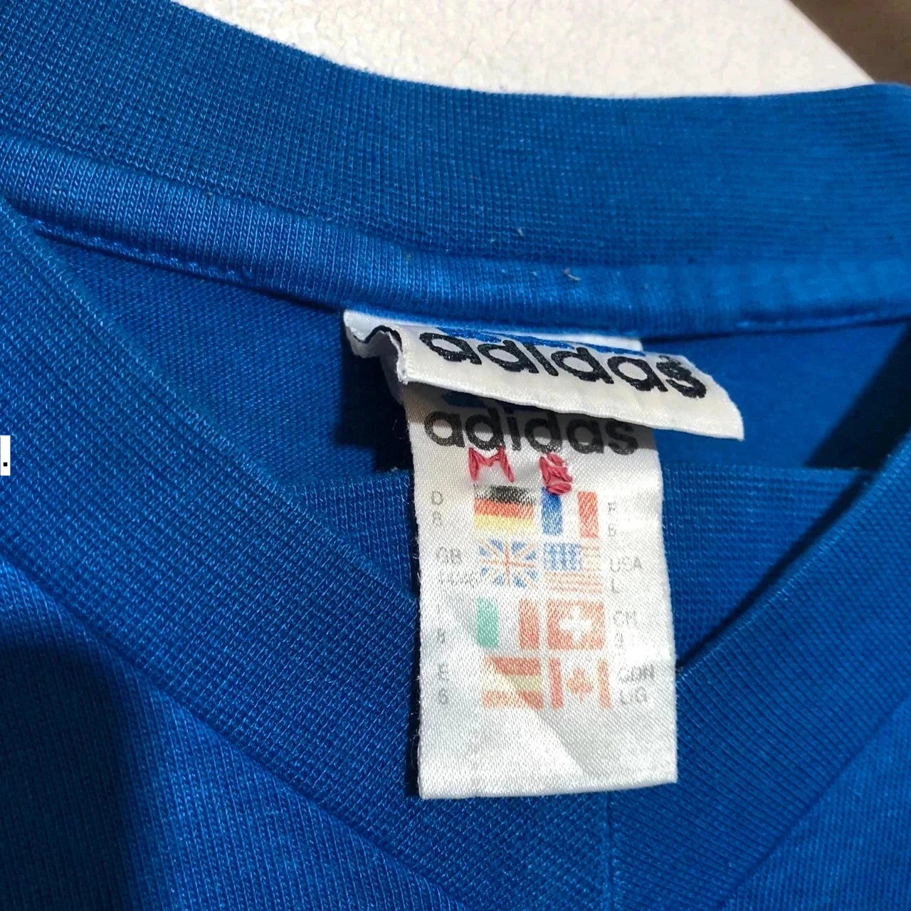 Vintage 90s Blue Adidas T Shirt - XL