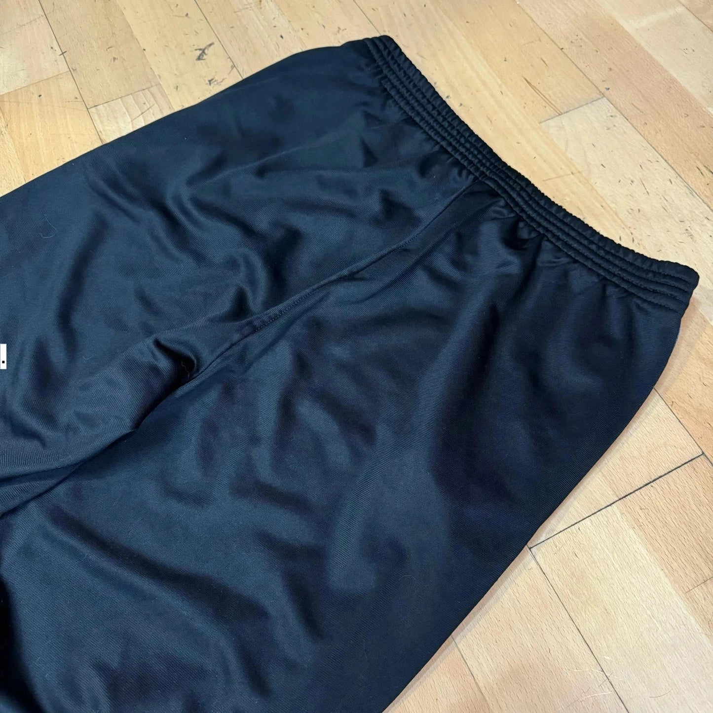 Vintage Black Champion Tracksuit Bottoms 90s Poppers - Medium
