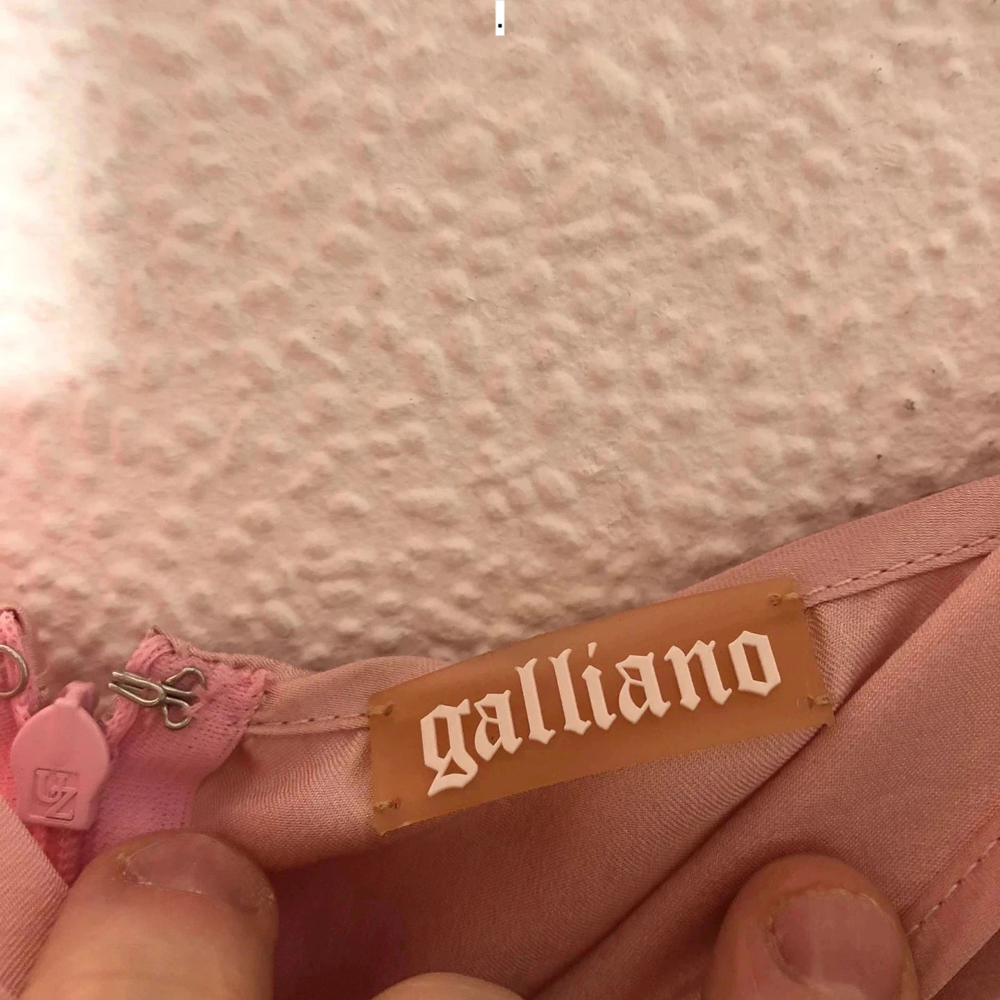 Vintage Pink Galliano Slip Dress - Medium
