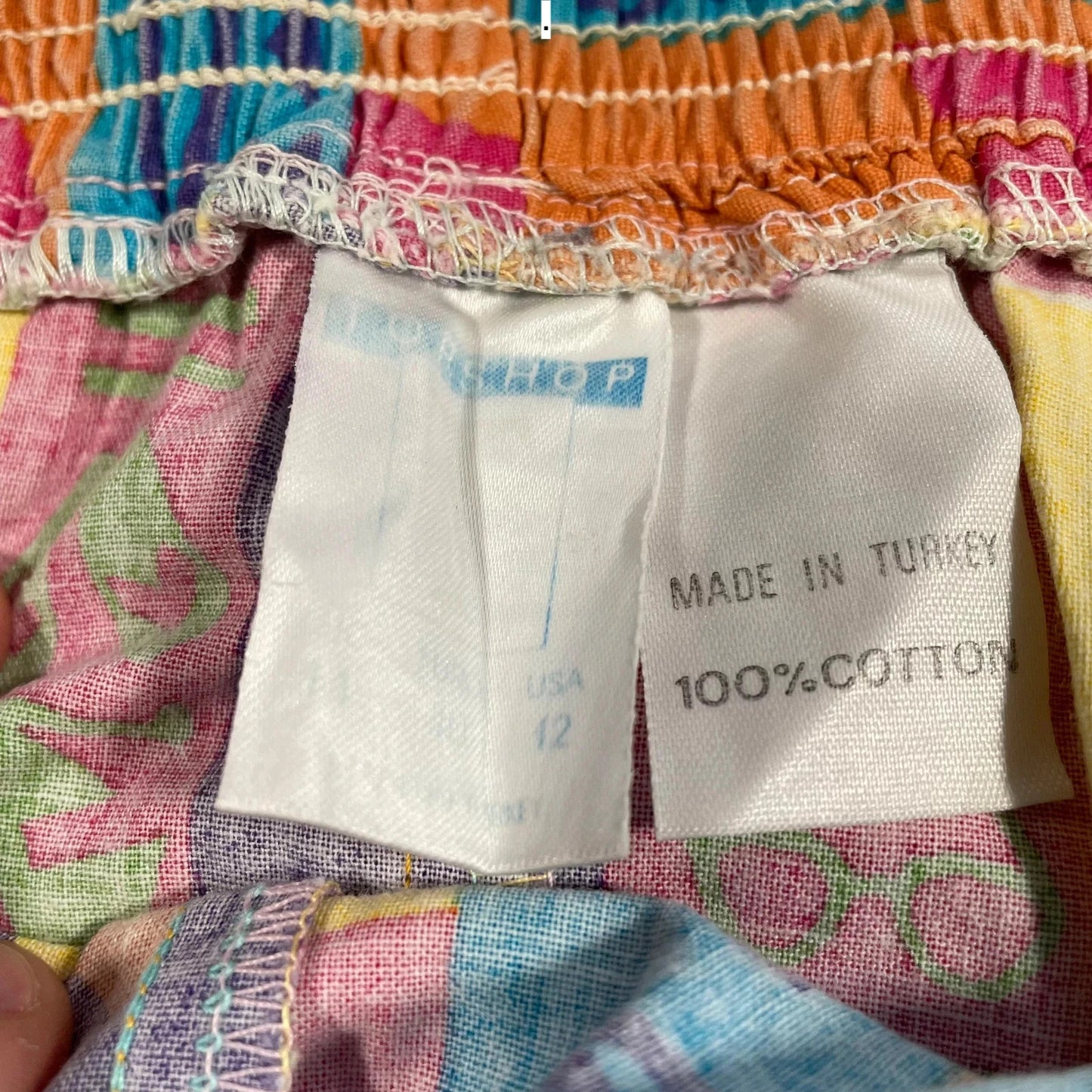 Vintage 90s Funky Pattern Shorts - Size 12