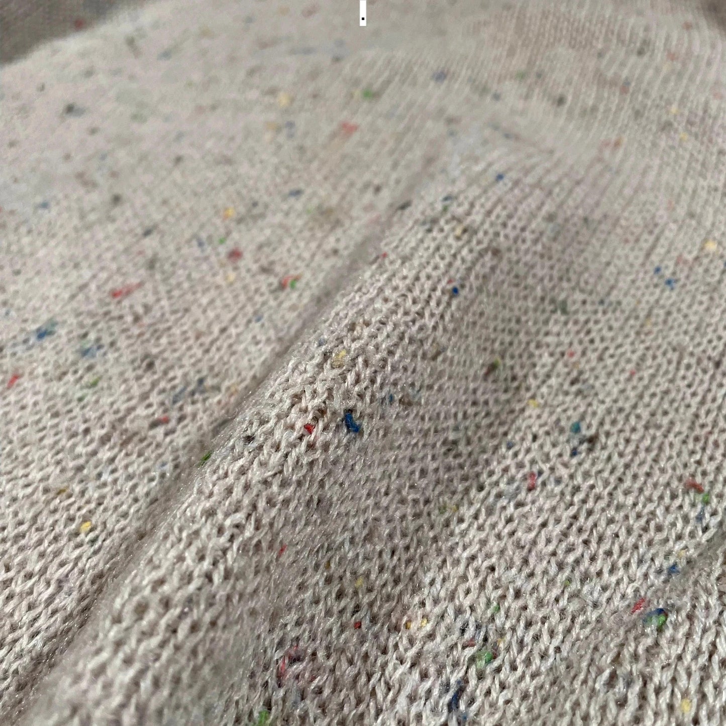 Vintage 80s Beige Country Knitted Jumper - Large