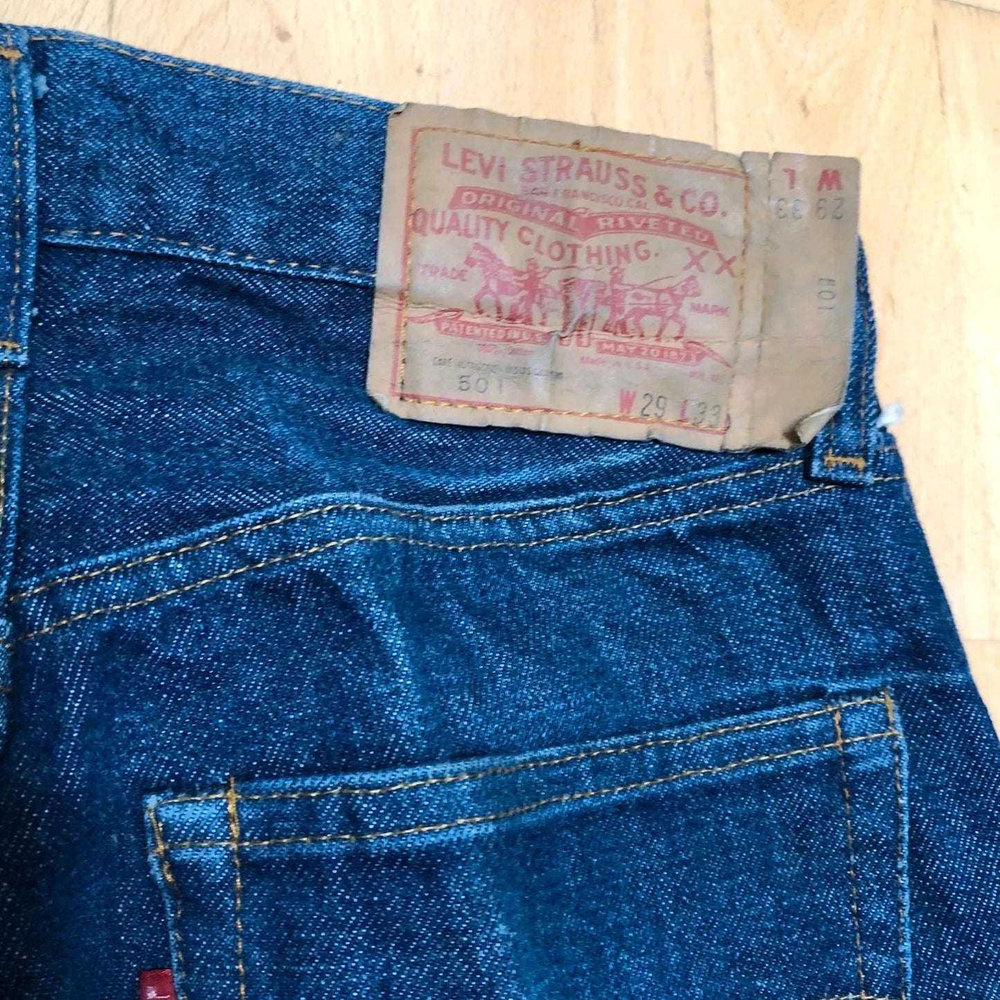 True Vintage 1970s Levi’s Jeans 501 XX Redline Selvedge - 29W 33L